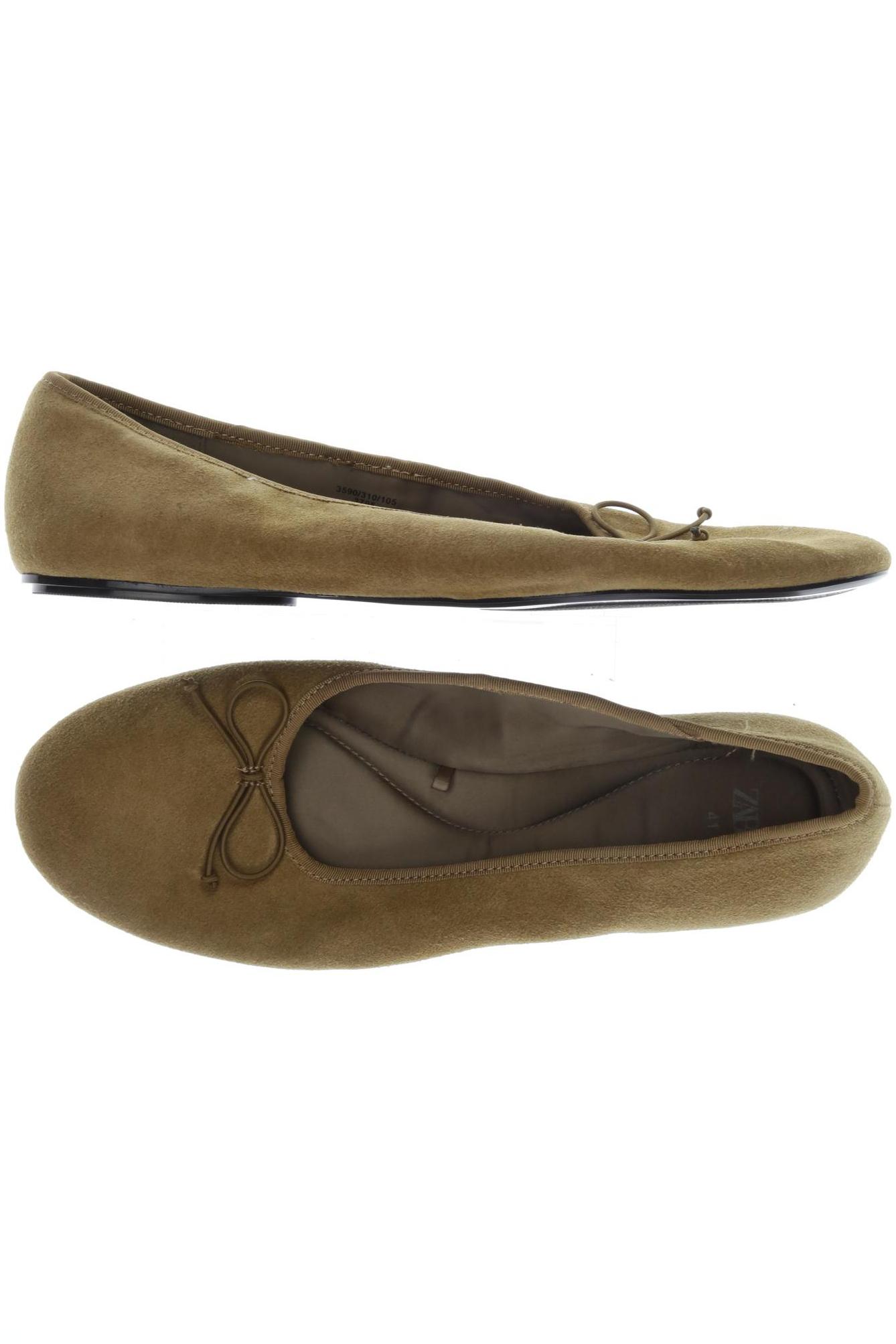 

Zara Damen Ballerinas, beige, Gr. 41