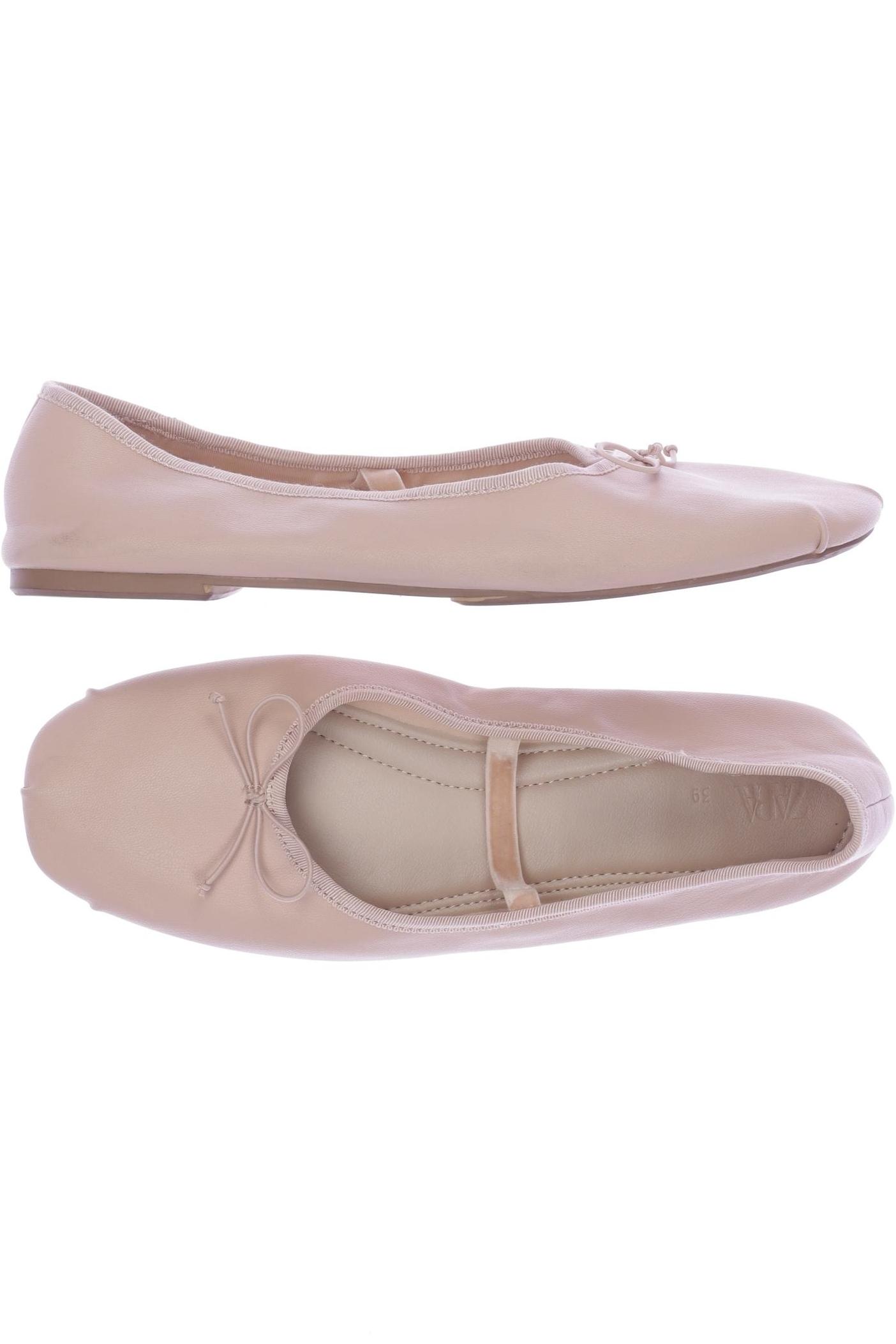

Zara Damen Ballerinas, beige, Gr. 39