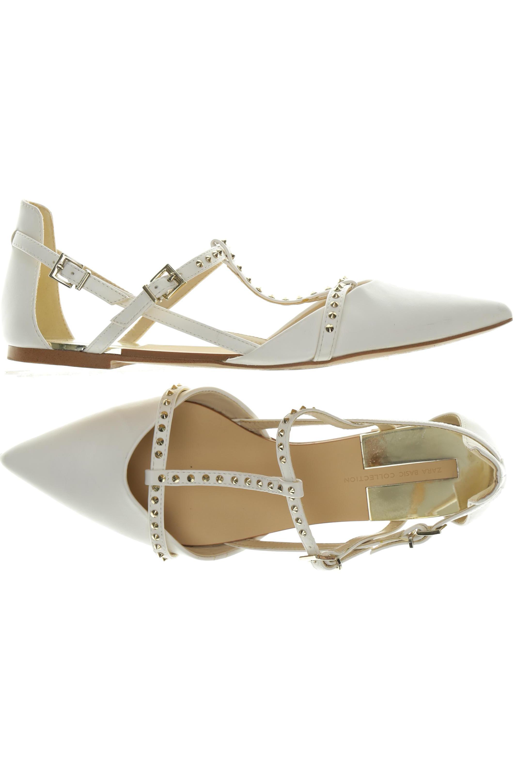 

Zara Damen Ballerinas, weiß, Gr. 37