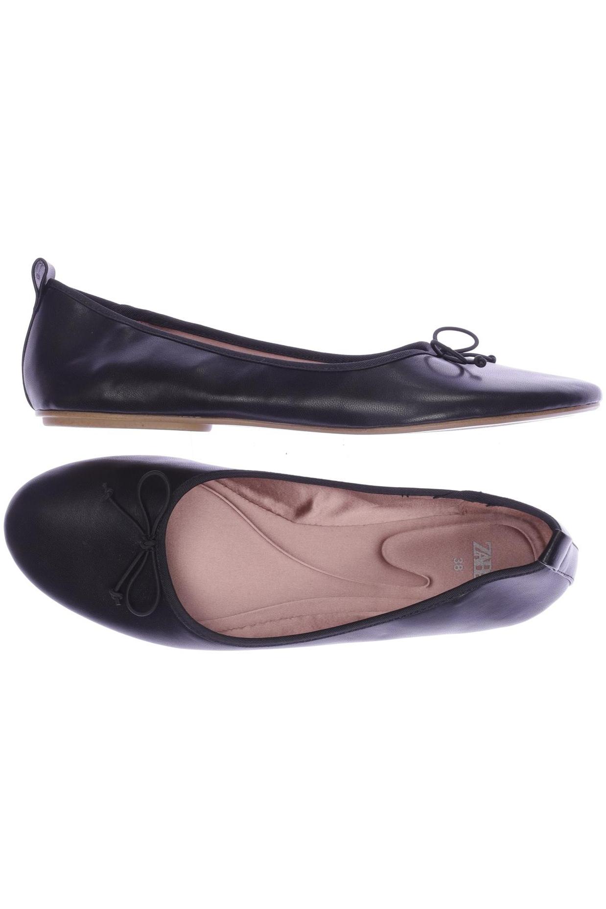 

Zara Damen Ballerinas, schwarz, Gr. 38