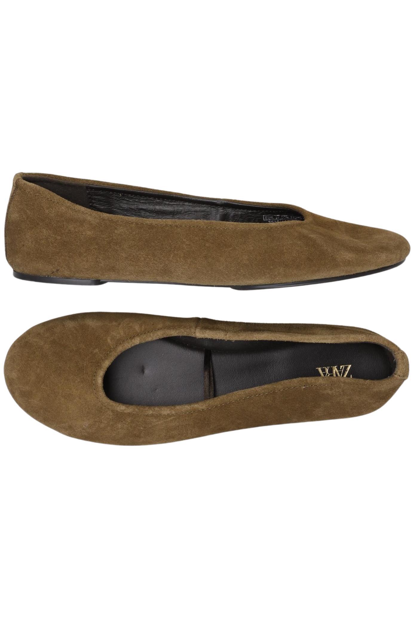 

Zara Damen Ballerinas, braun, Gr. 37