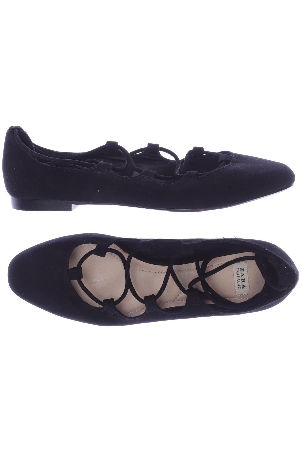 

ZARA Damen Ballerinas, schwarz