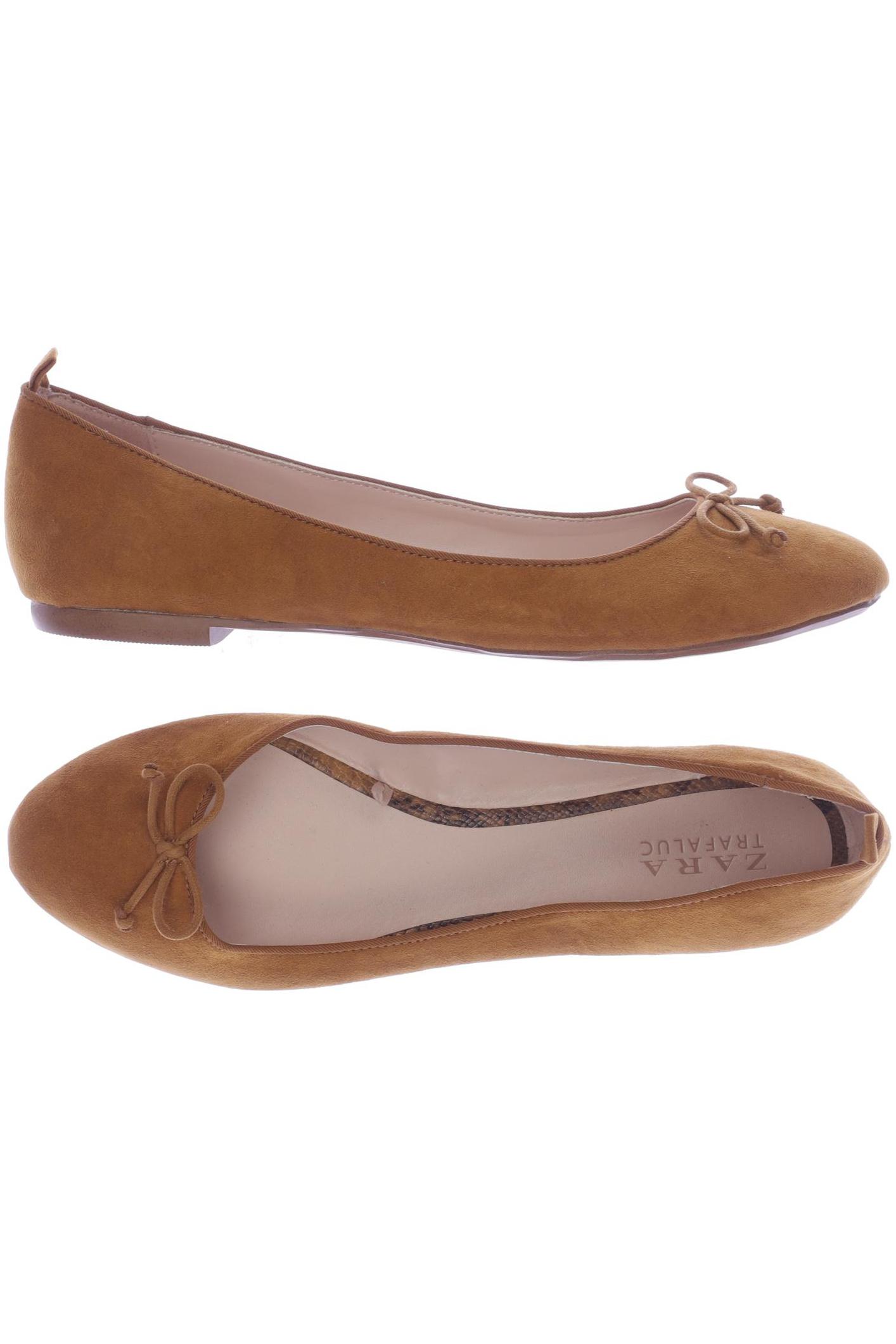 

Zara Damen Ballerinas, braun, Gr. 40