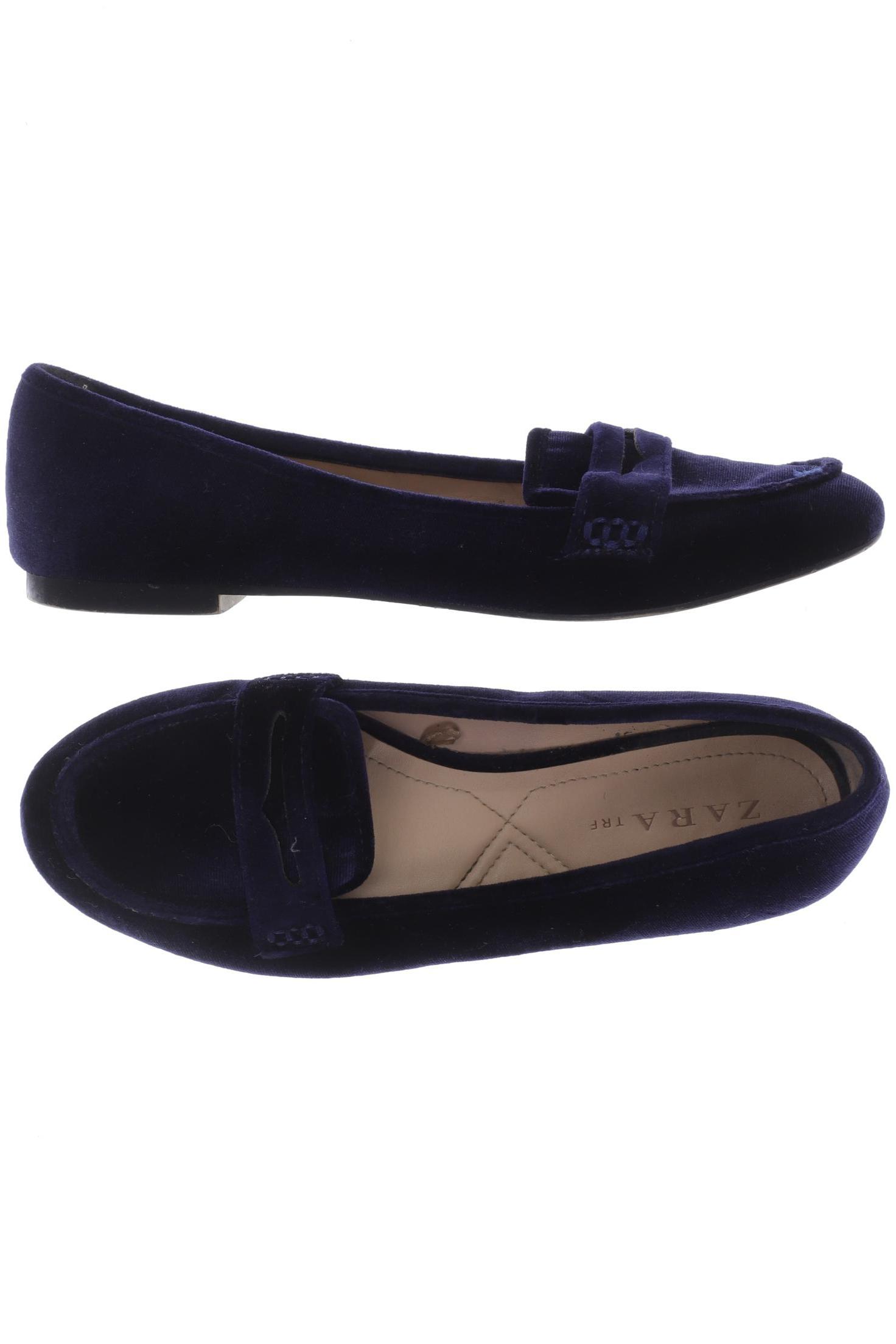 

Zara Damen Ballerinas, marineblau, Gr. 36