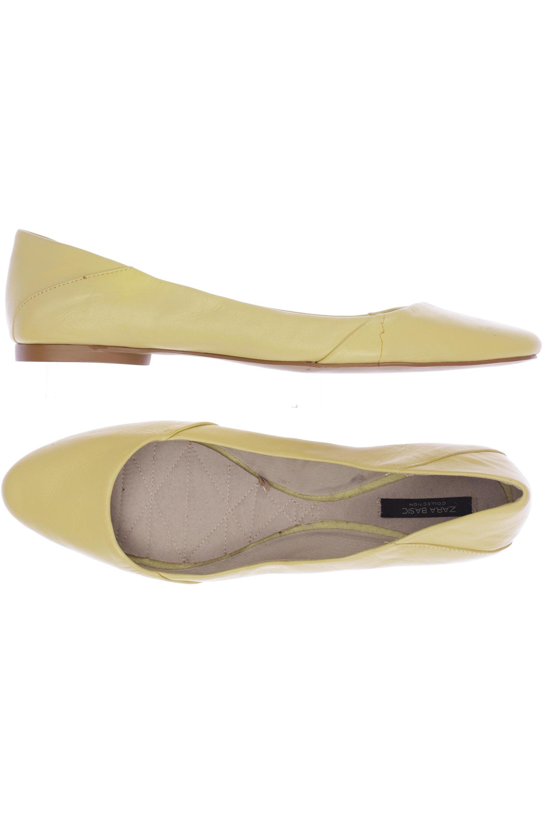 

Zara Damen Ballerinas, gelb, Gr. 41