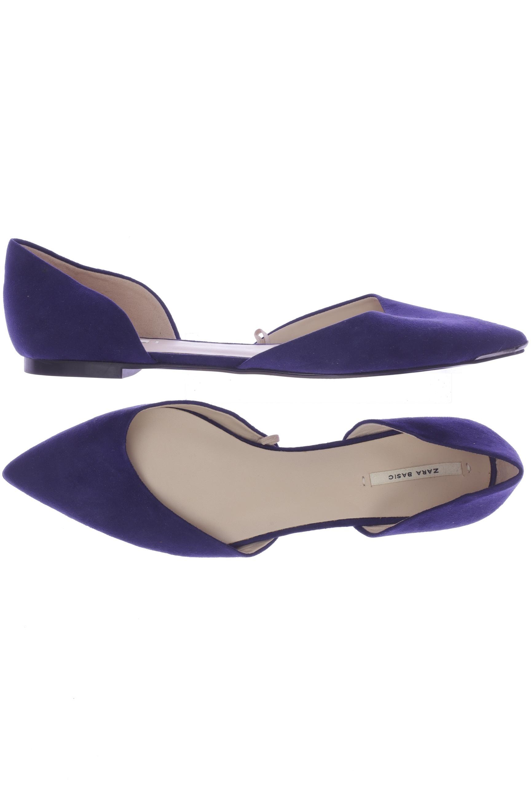 

Zara Damen Ballerinas, marineblau, Gr. 39