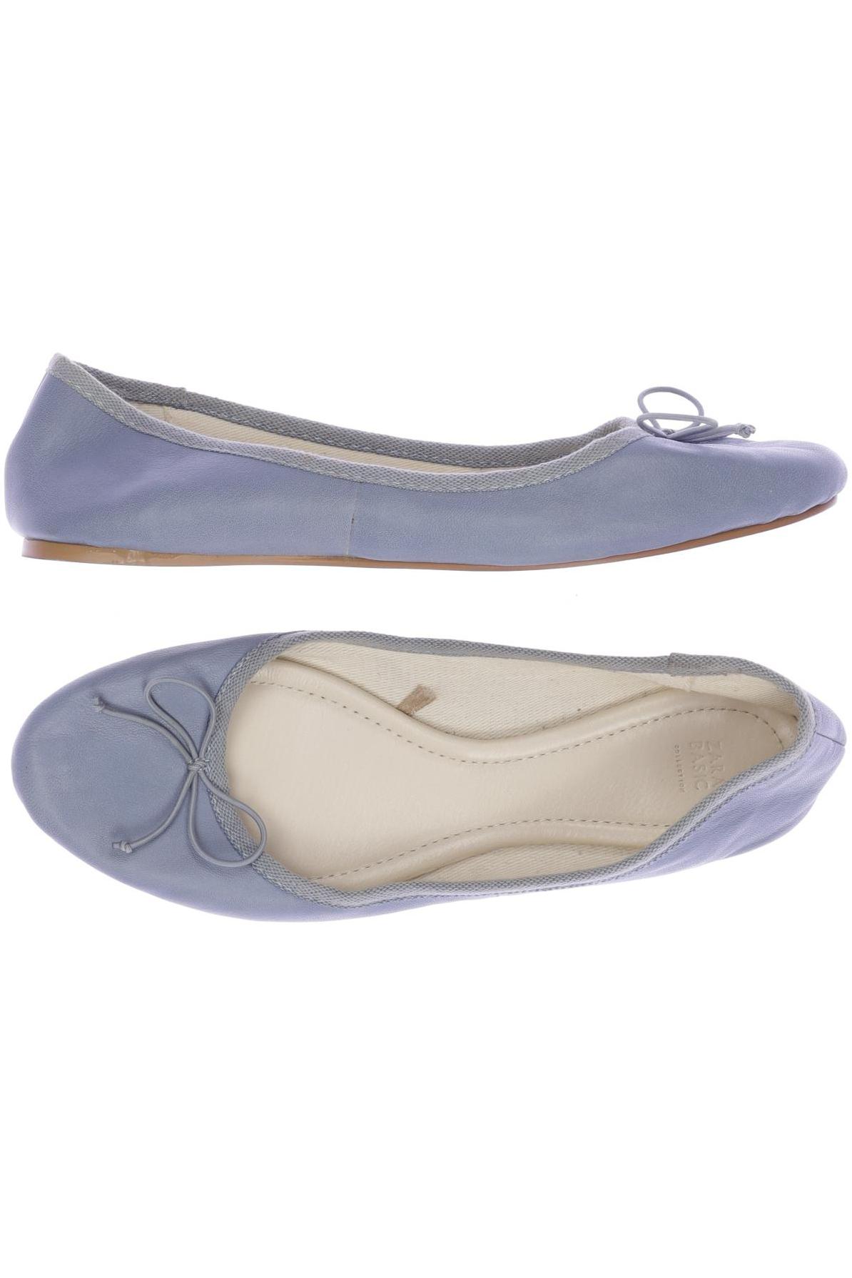 

Zara Damen Ballerinas, hellblau, Gr. 39