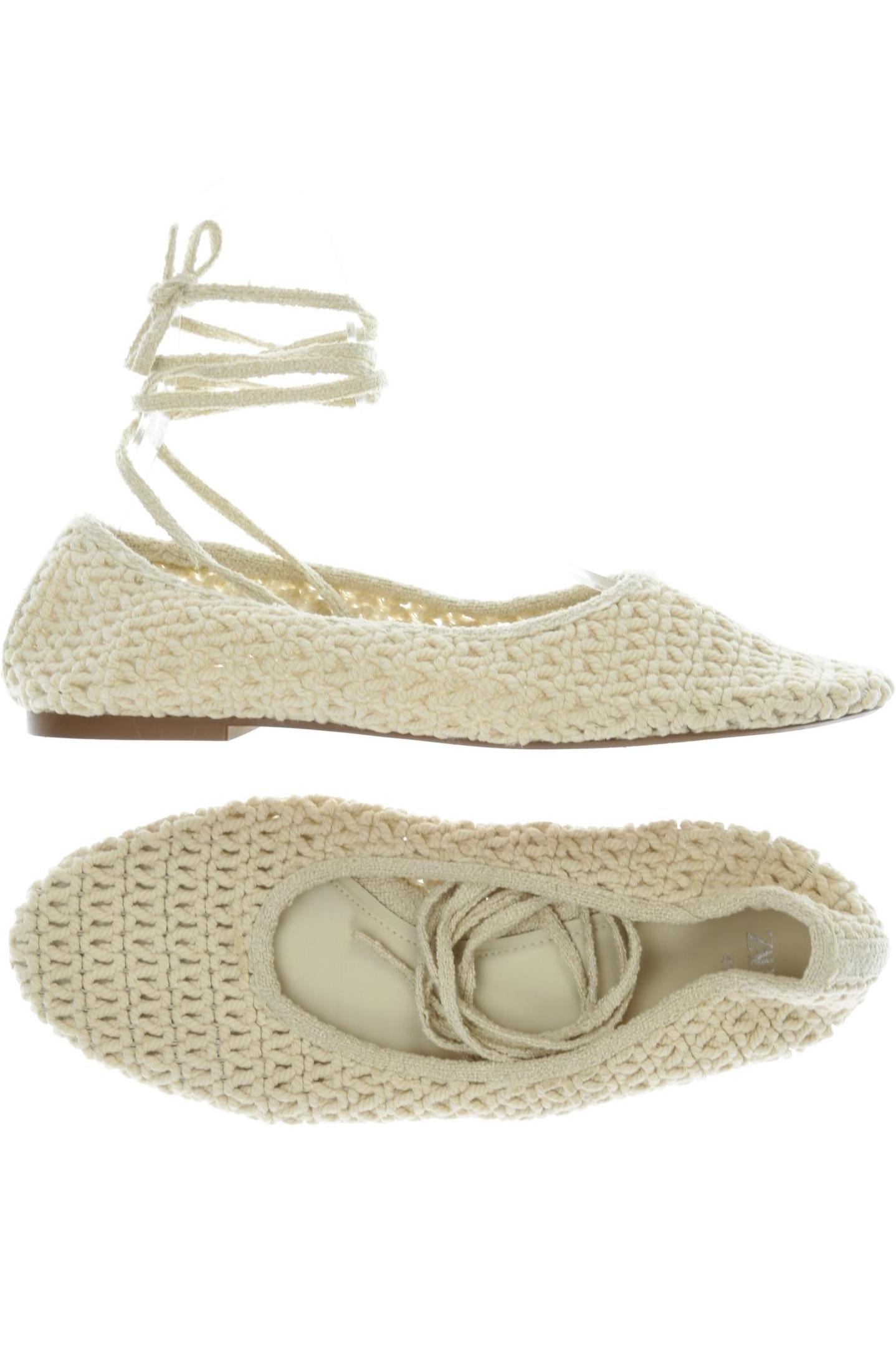 

Zara Damen Ballerinas, beige, Gr. 41