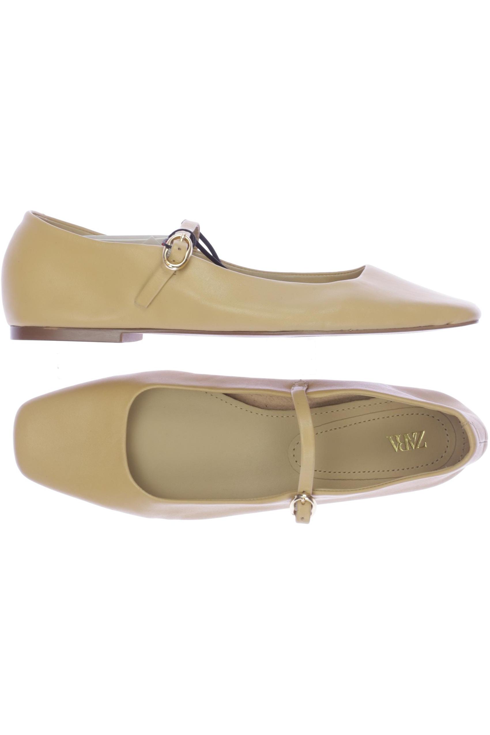 

Zara Damen Ballerinas, beige, Gr. 38