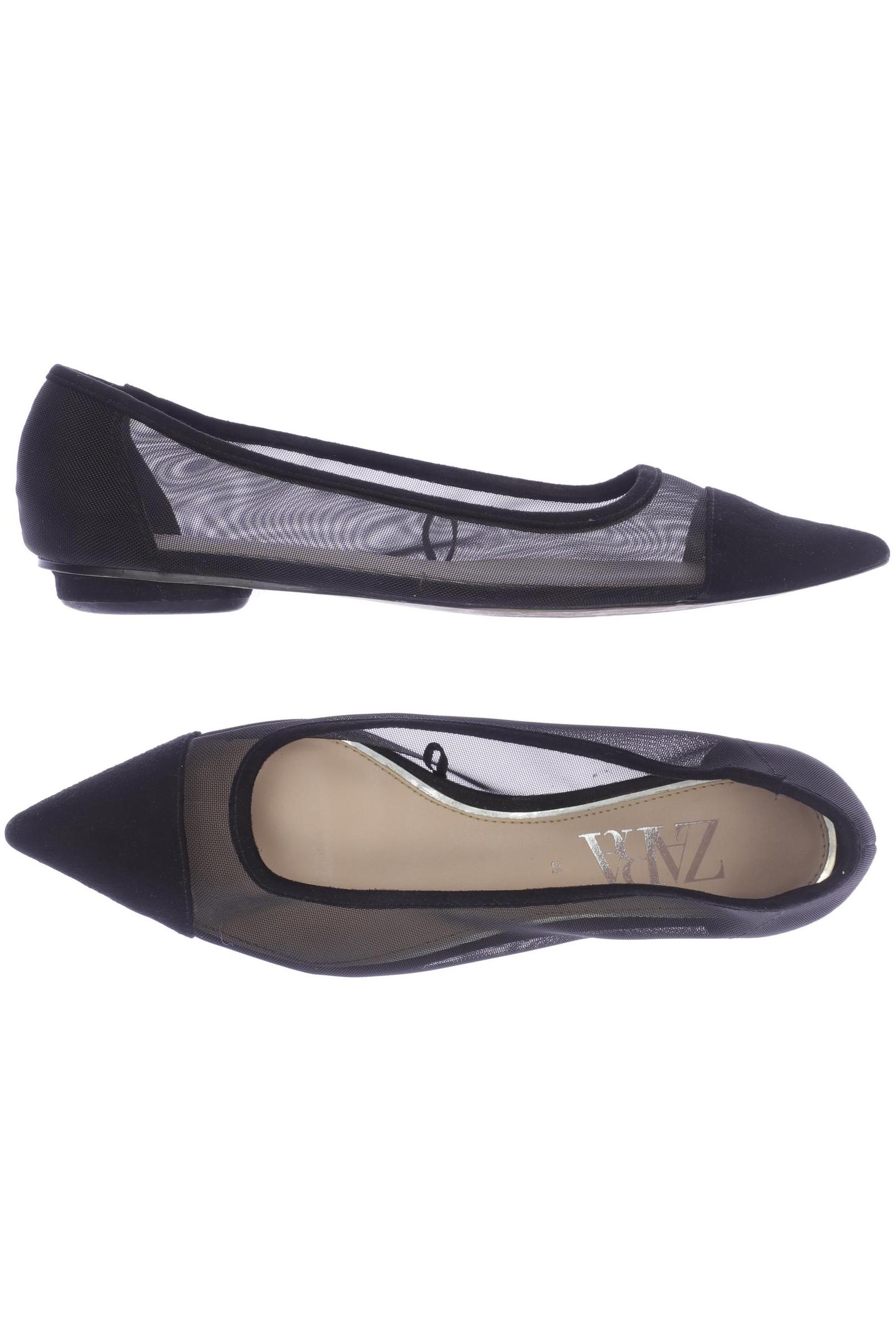 

Zara Damen Ballerinas, schwarz, Gr. 38