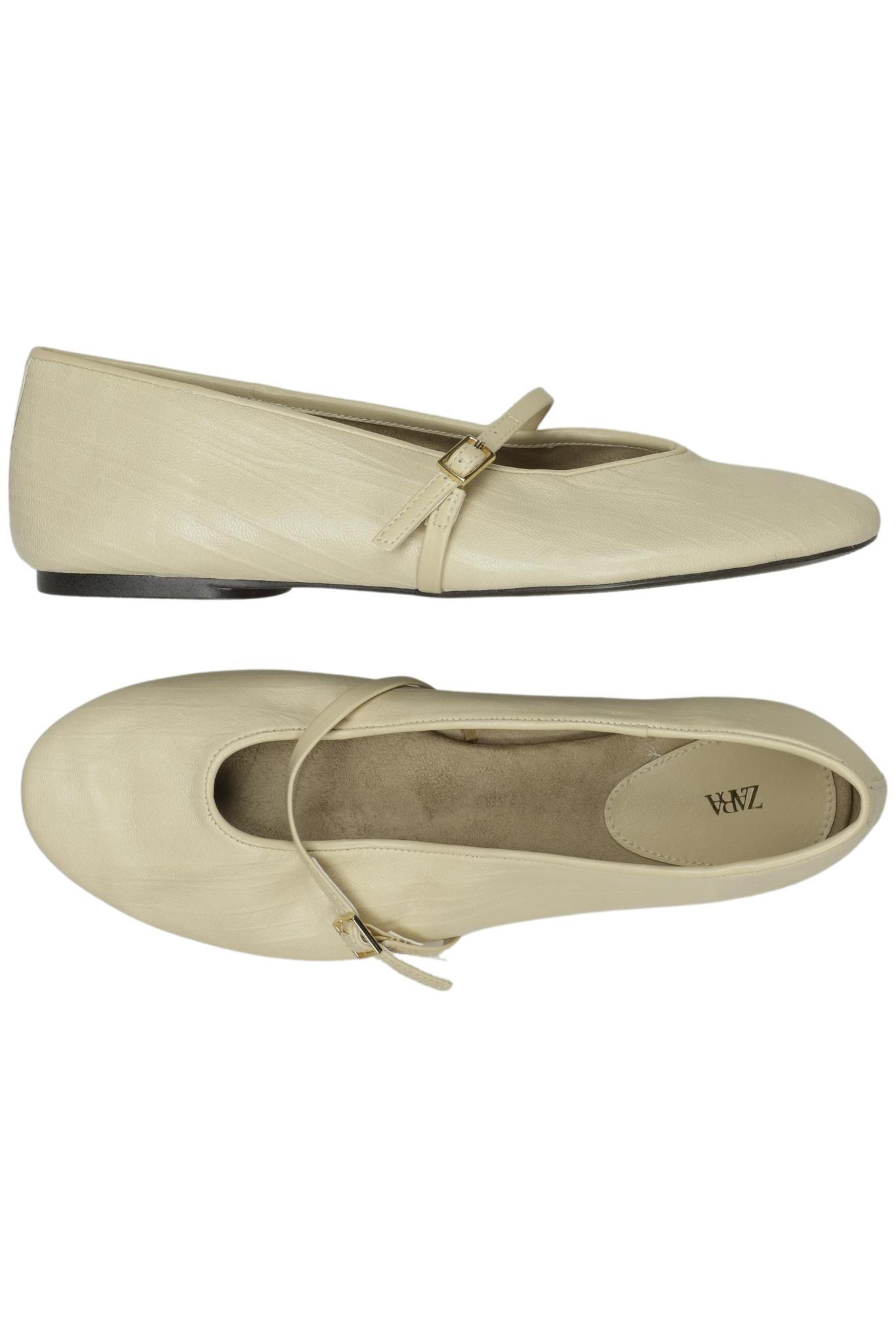 

Zara Damen Ballerinas, beige, Gr. 40