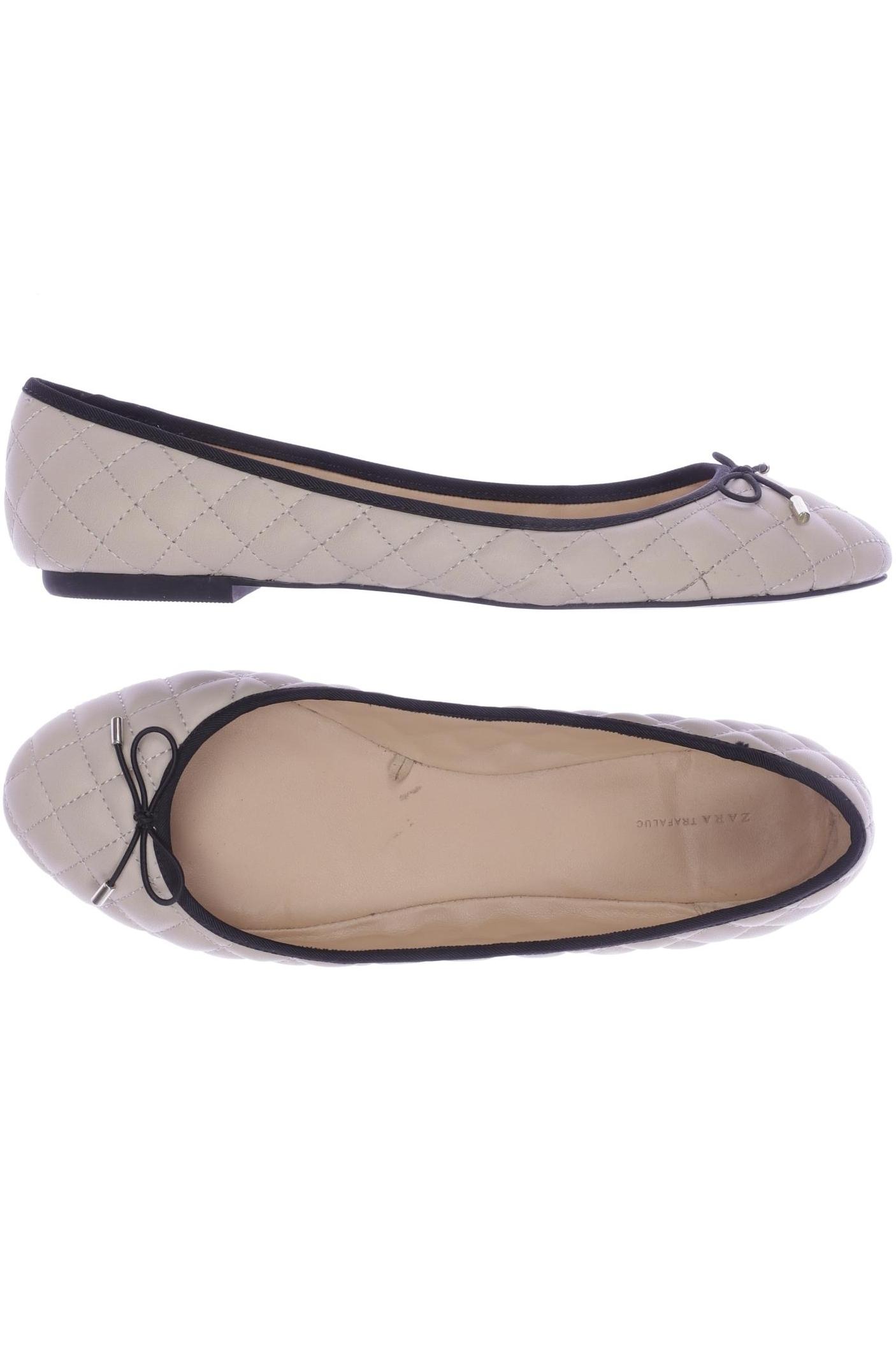 

Zara Damen Ballerinas, beige, Gr. 41
