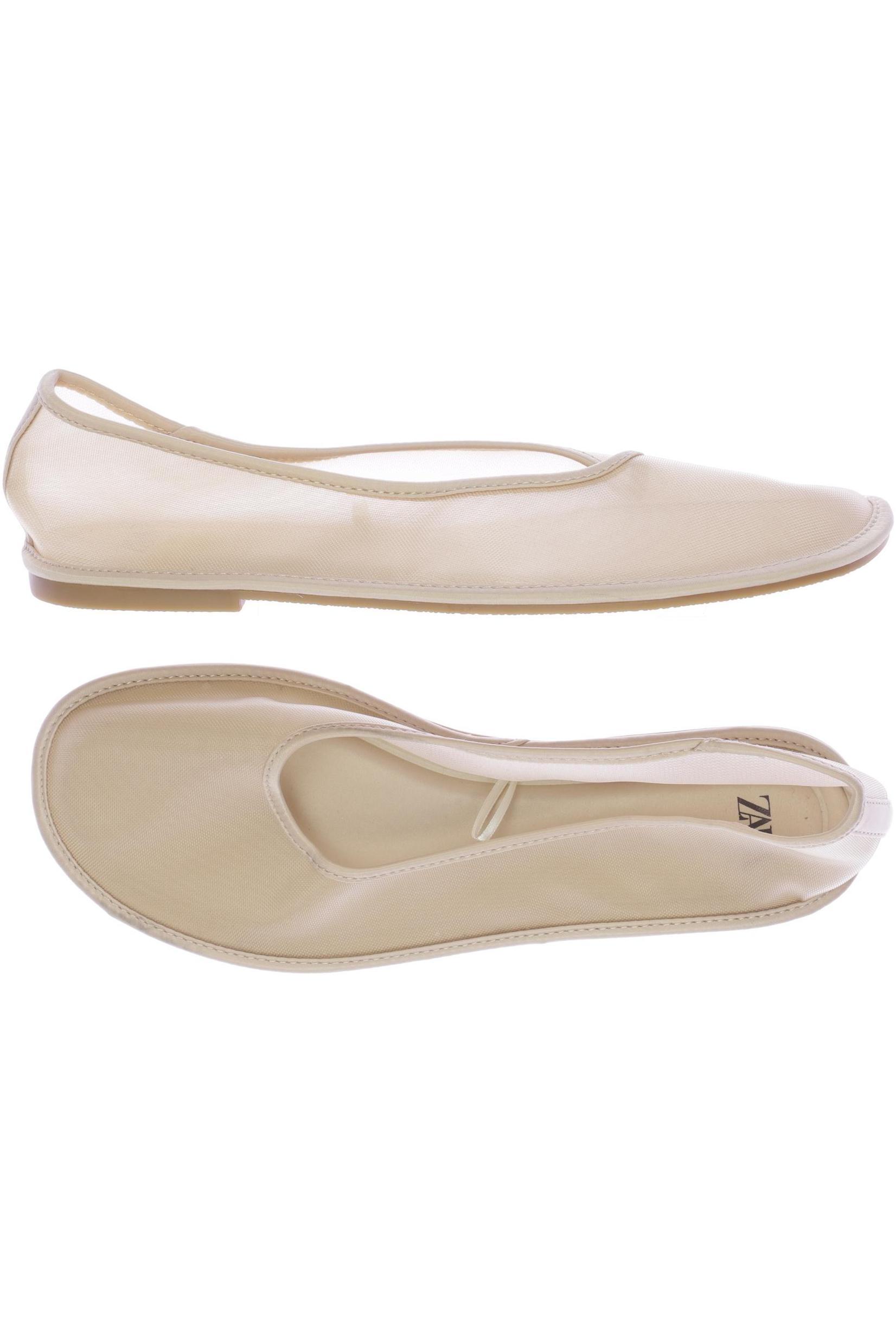 

Zara Damen Ballerinas, beige, Gr. 40