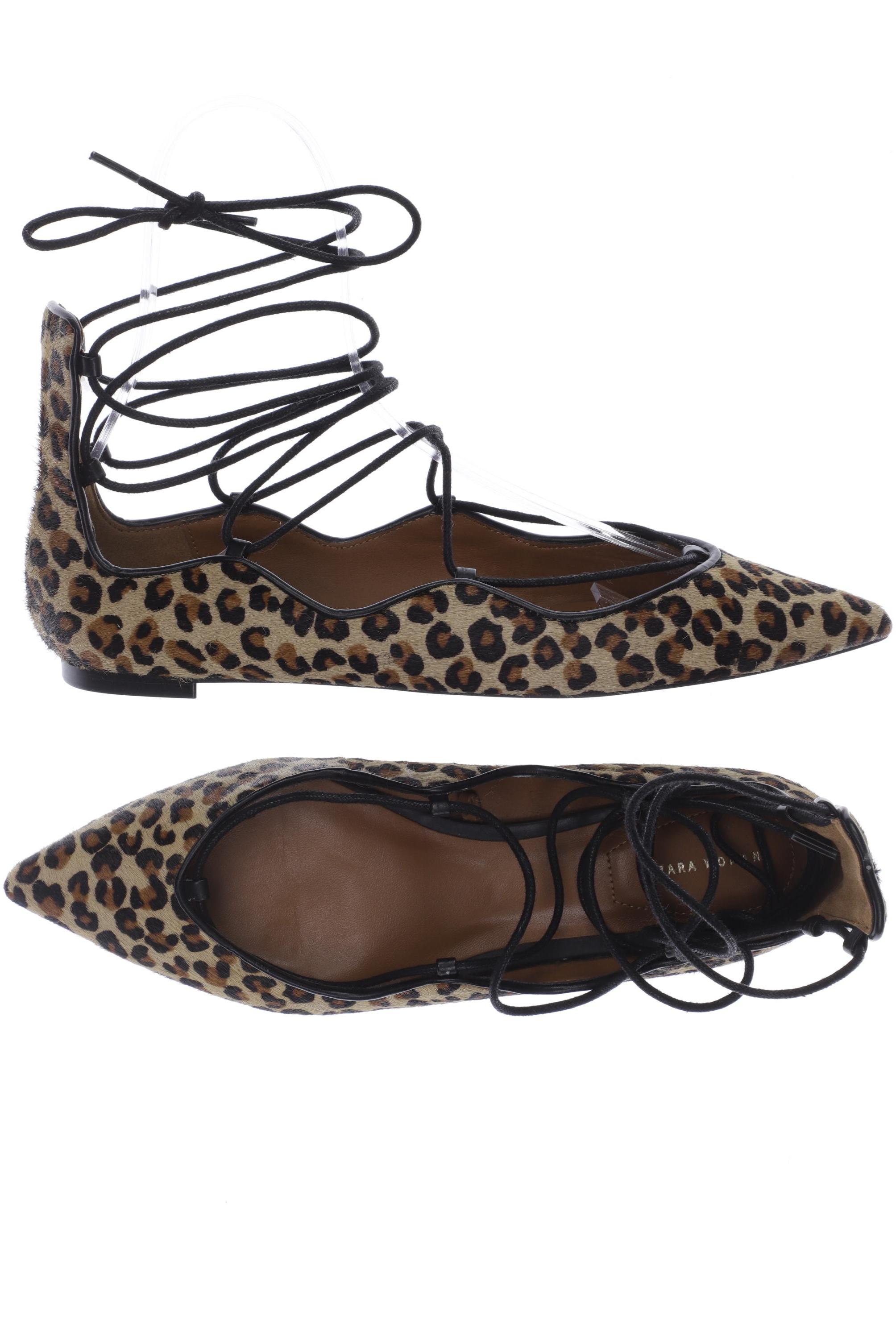

ZARA Damen Ballerinas, braun