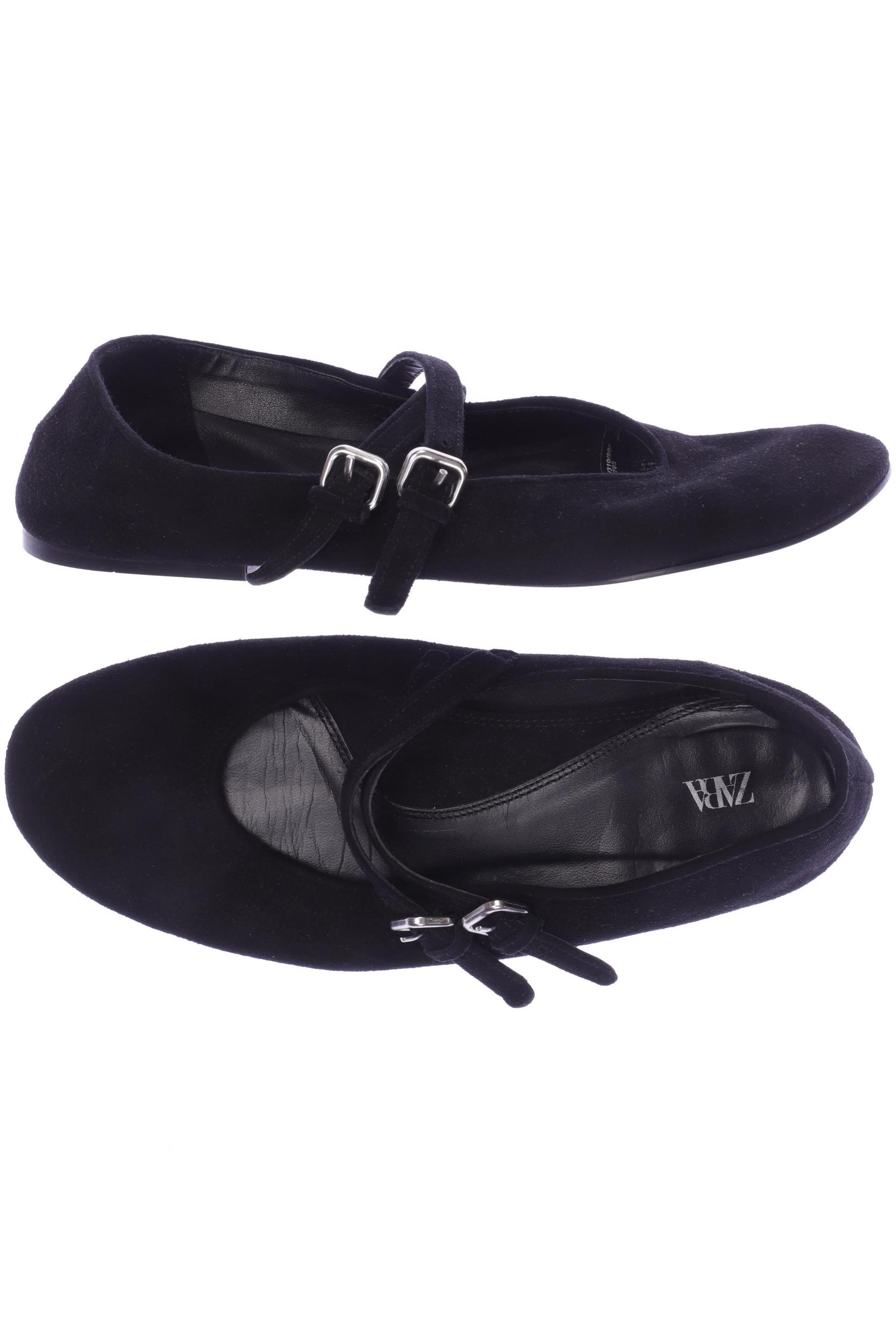 

Zara Damen Ballerinas, schwarz, Gr. 40