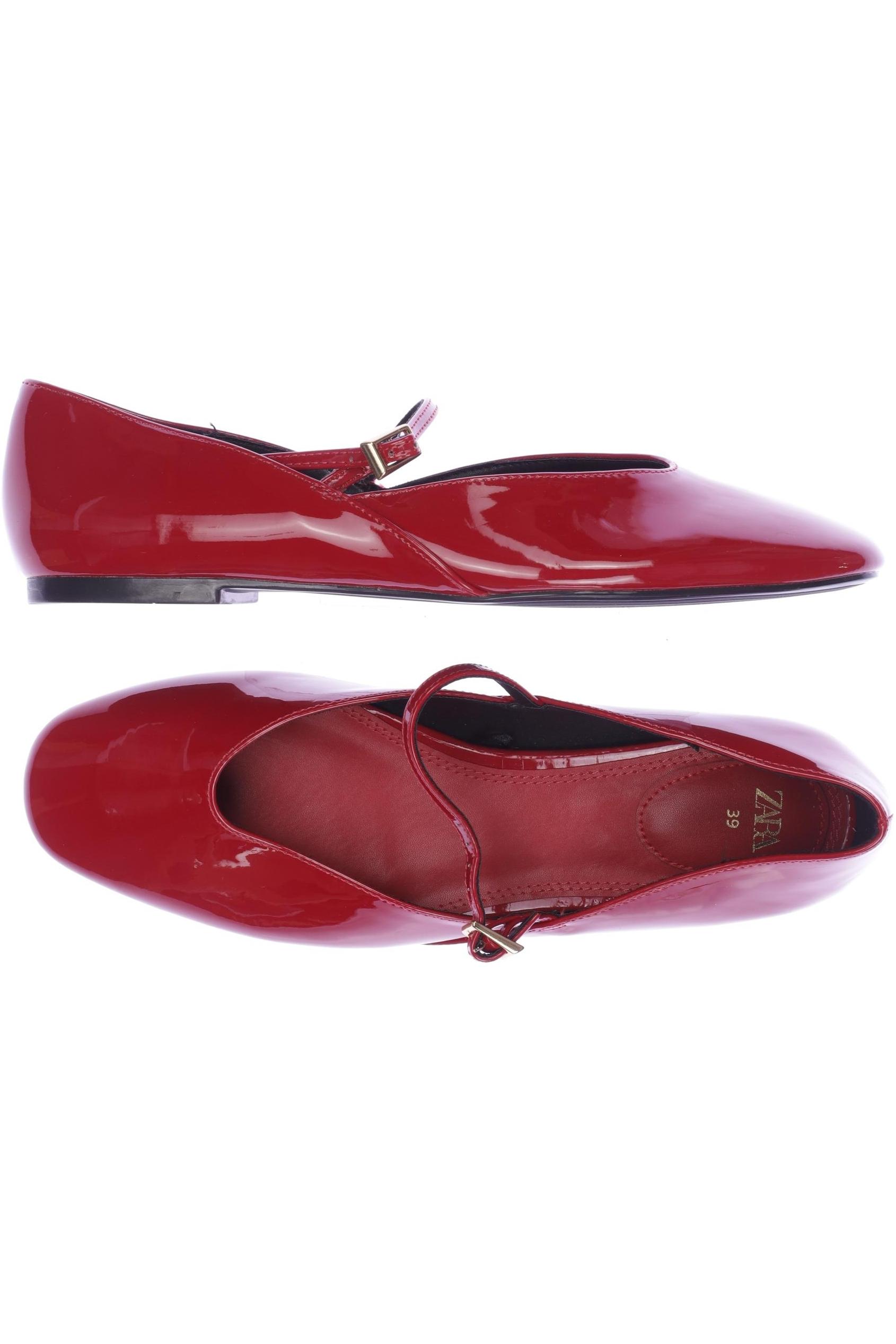 

Zara Damen Ballerinas, rot, Gr. 39