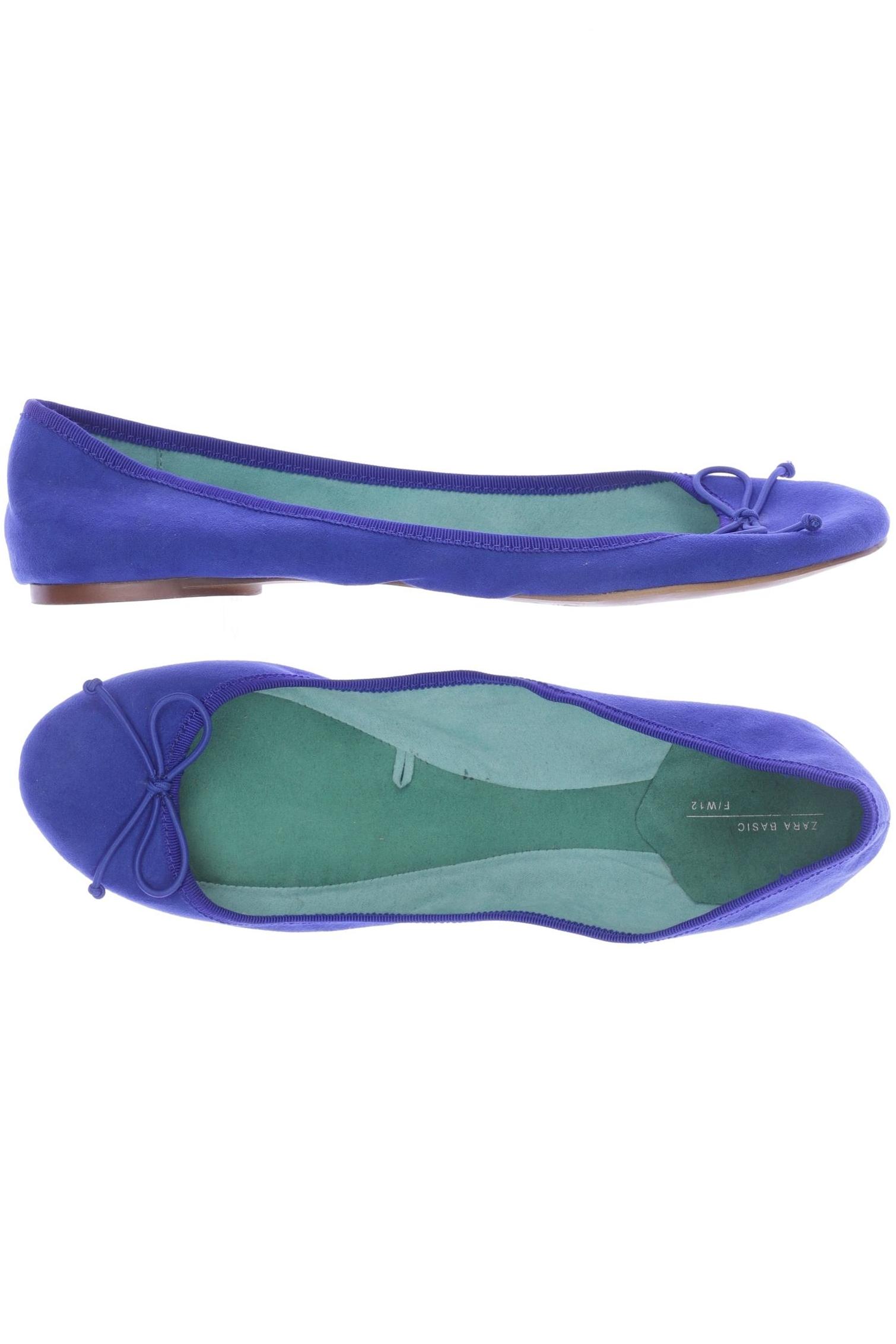 

Zara Damen Ballerinas, blau, Gr. 39