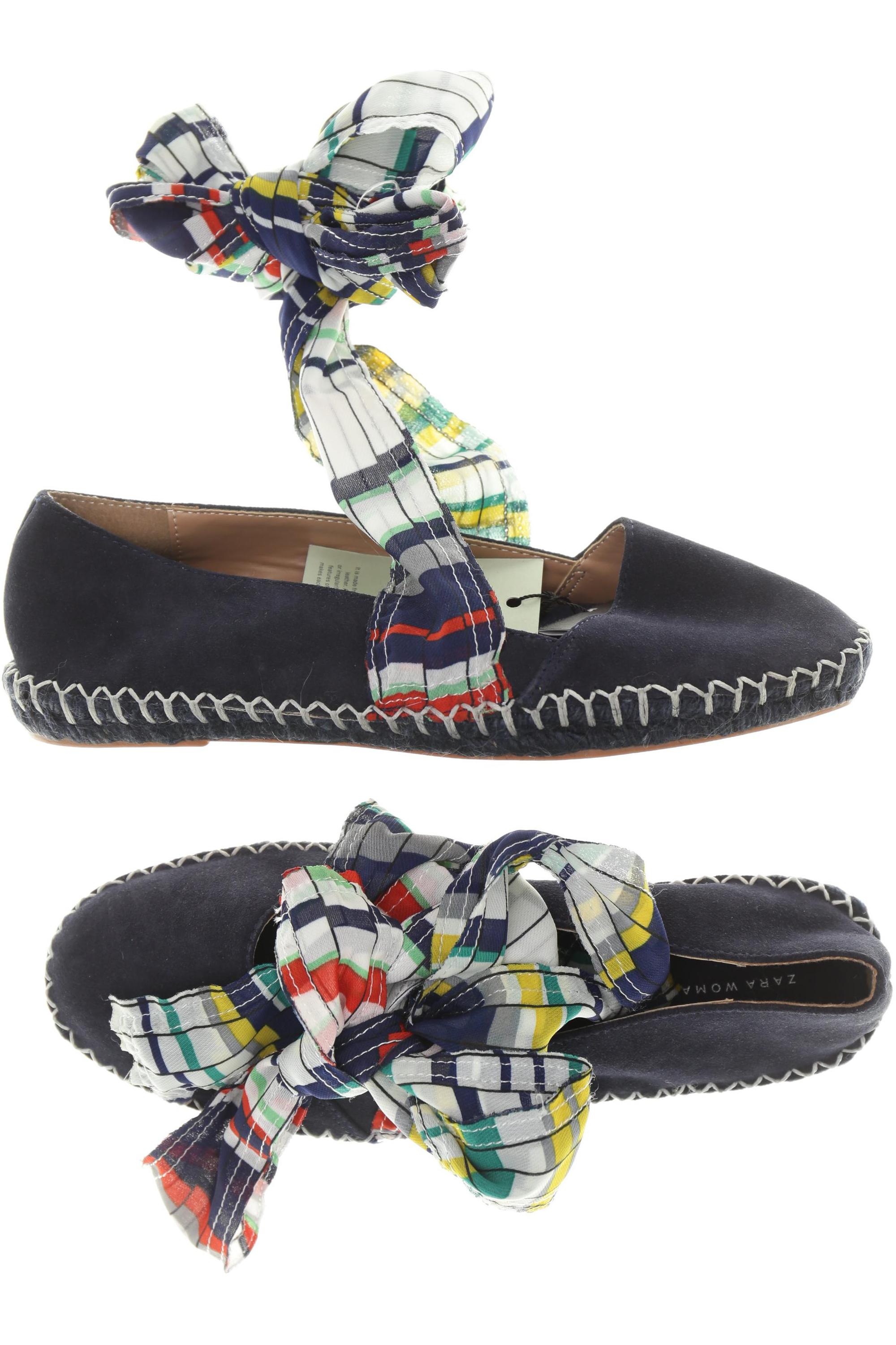 

Zara Damen Ballerinas, blau, Gr. 39