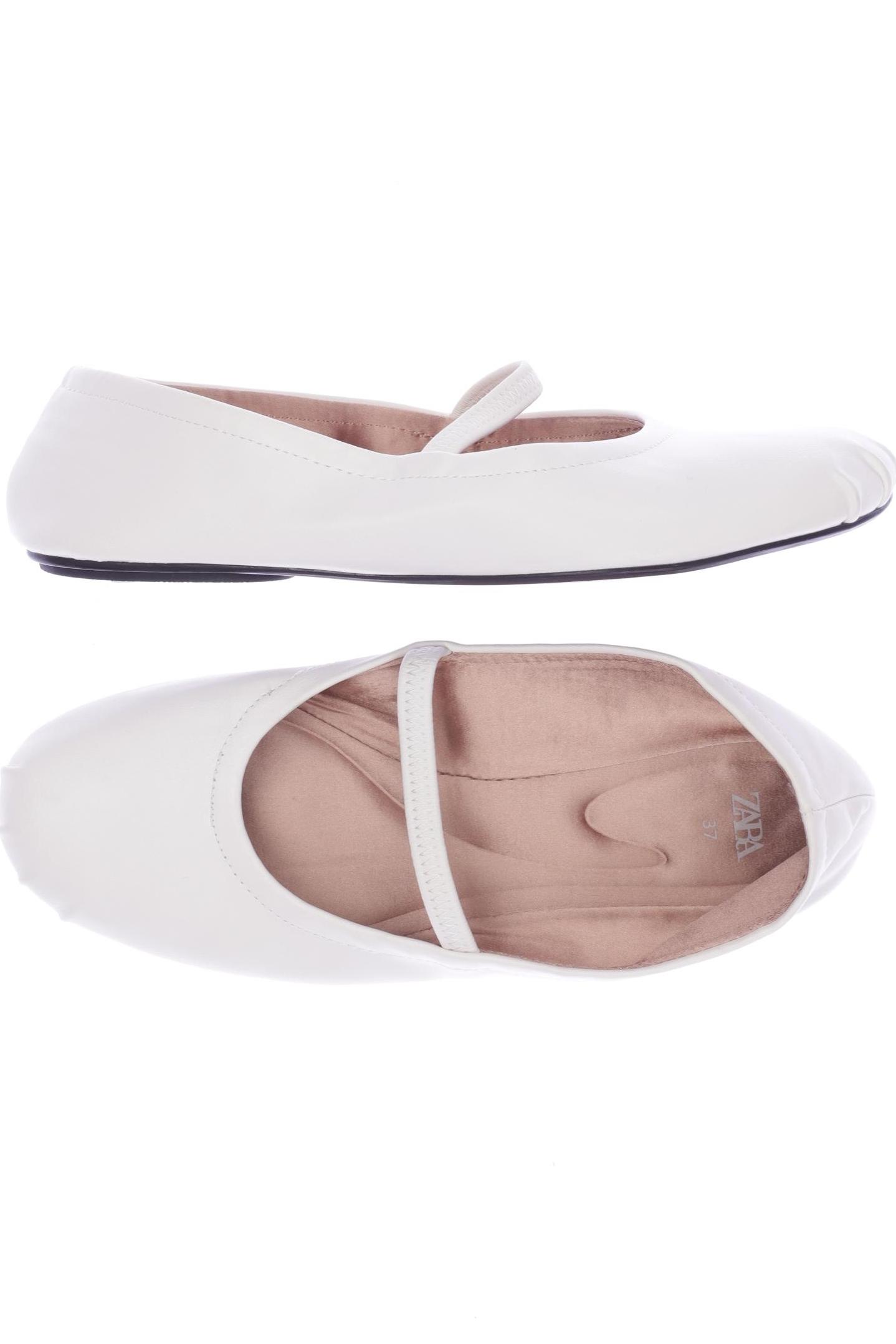 

Zara Damen Ballerinas, weiß, Gr. 37