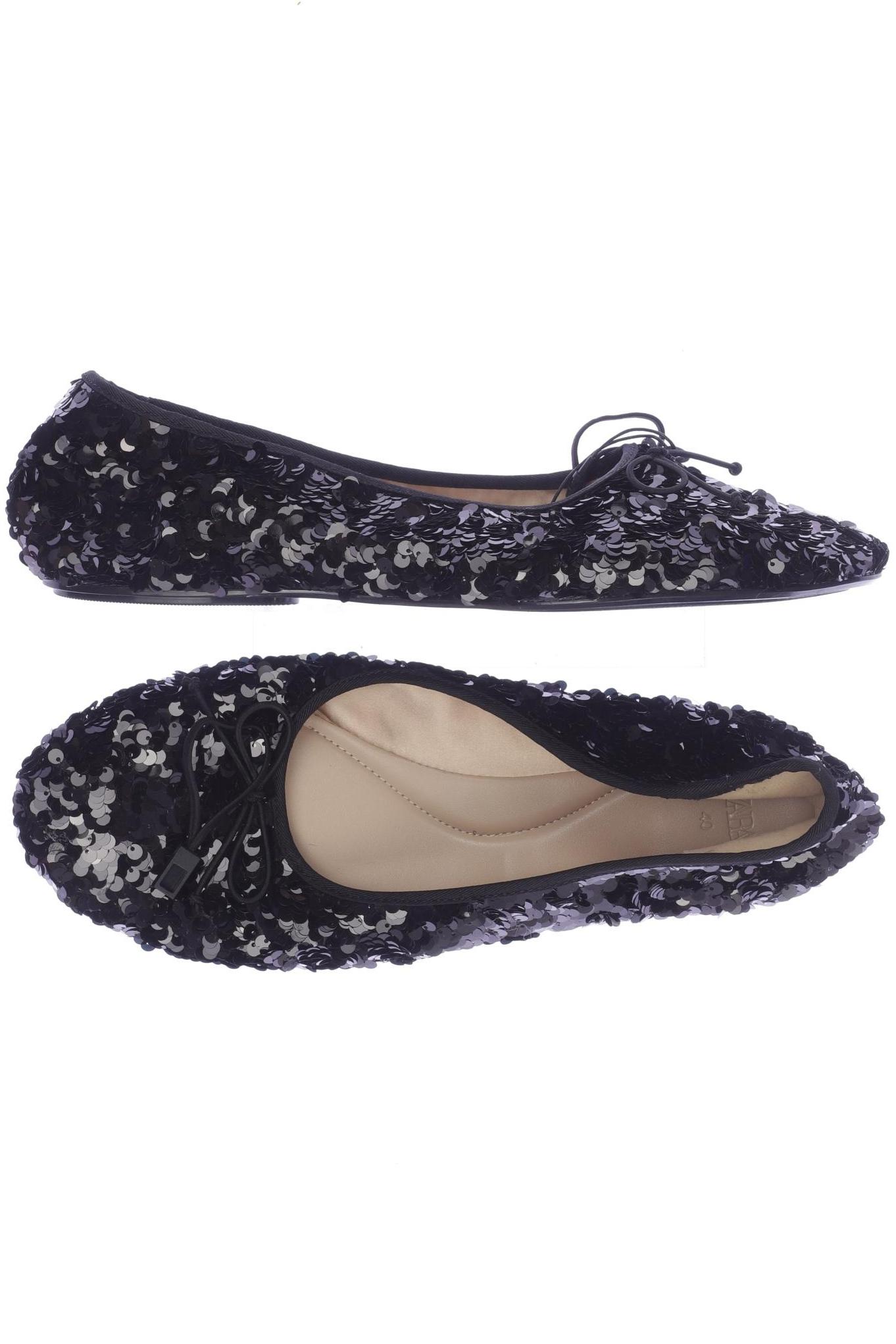 

Zara Damen Ballerinas, schwarz, Gr. 40