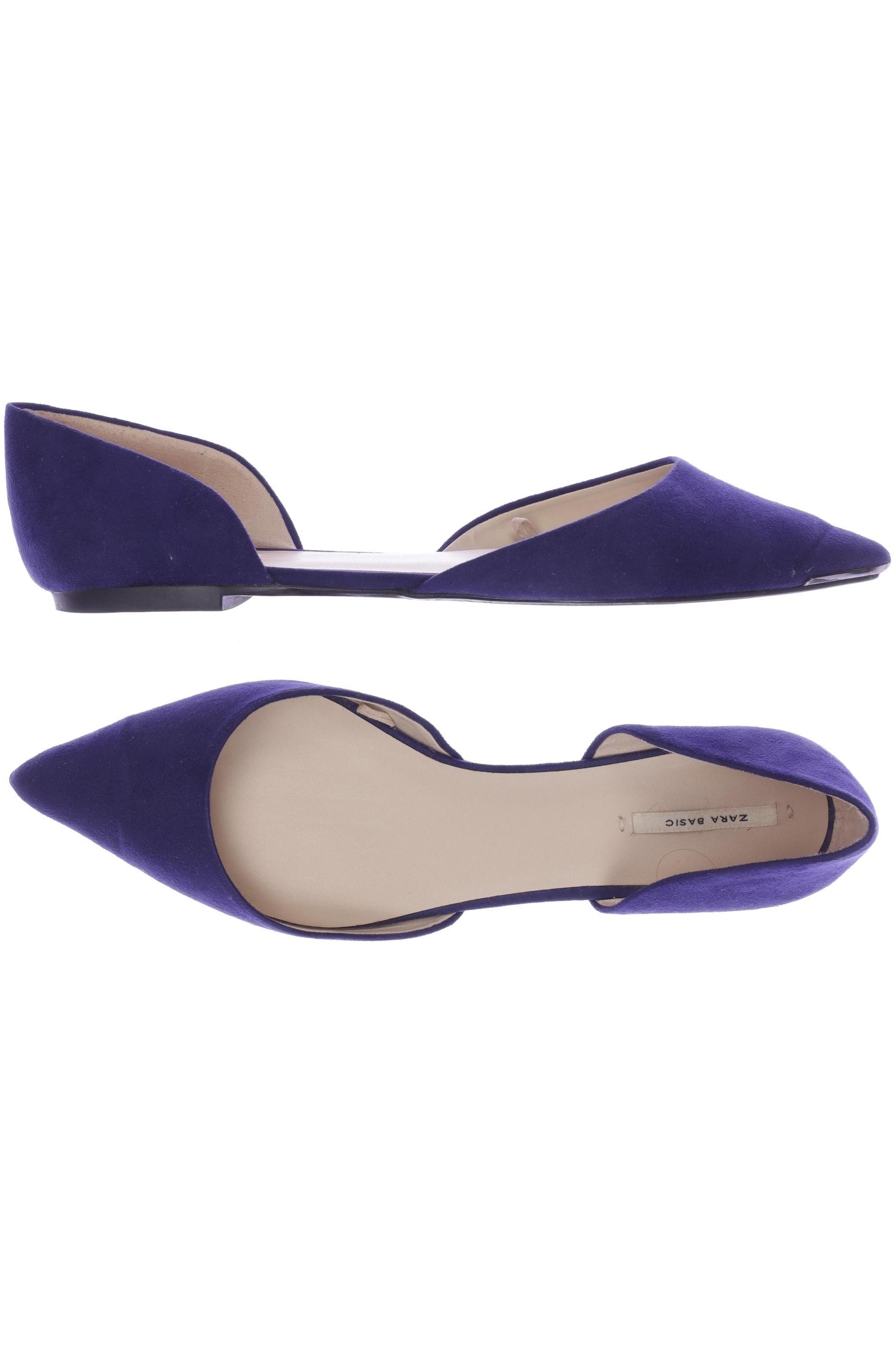 

Zara Damen Ballerinas, marineblau, Gr. 40
