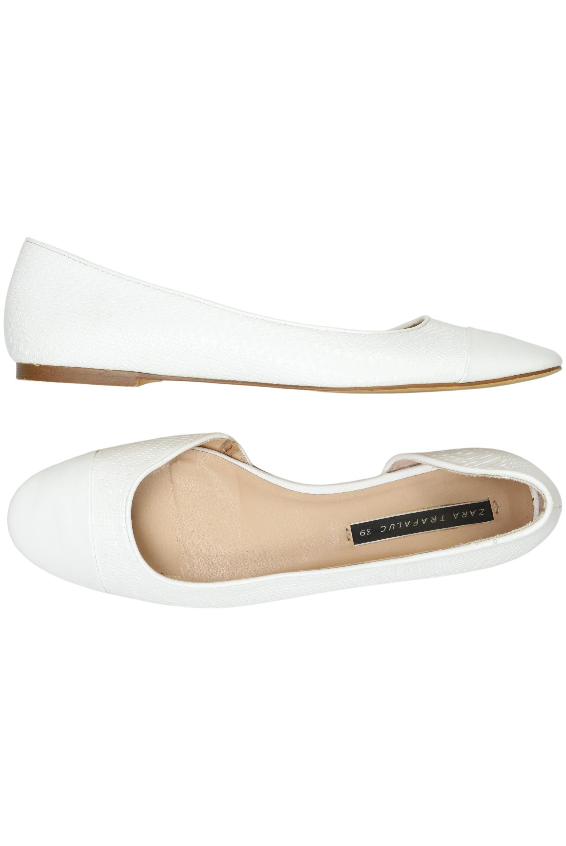 

Zara Damen Ballerinas, weiß, Gr. 39