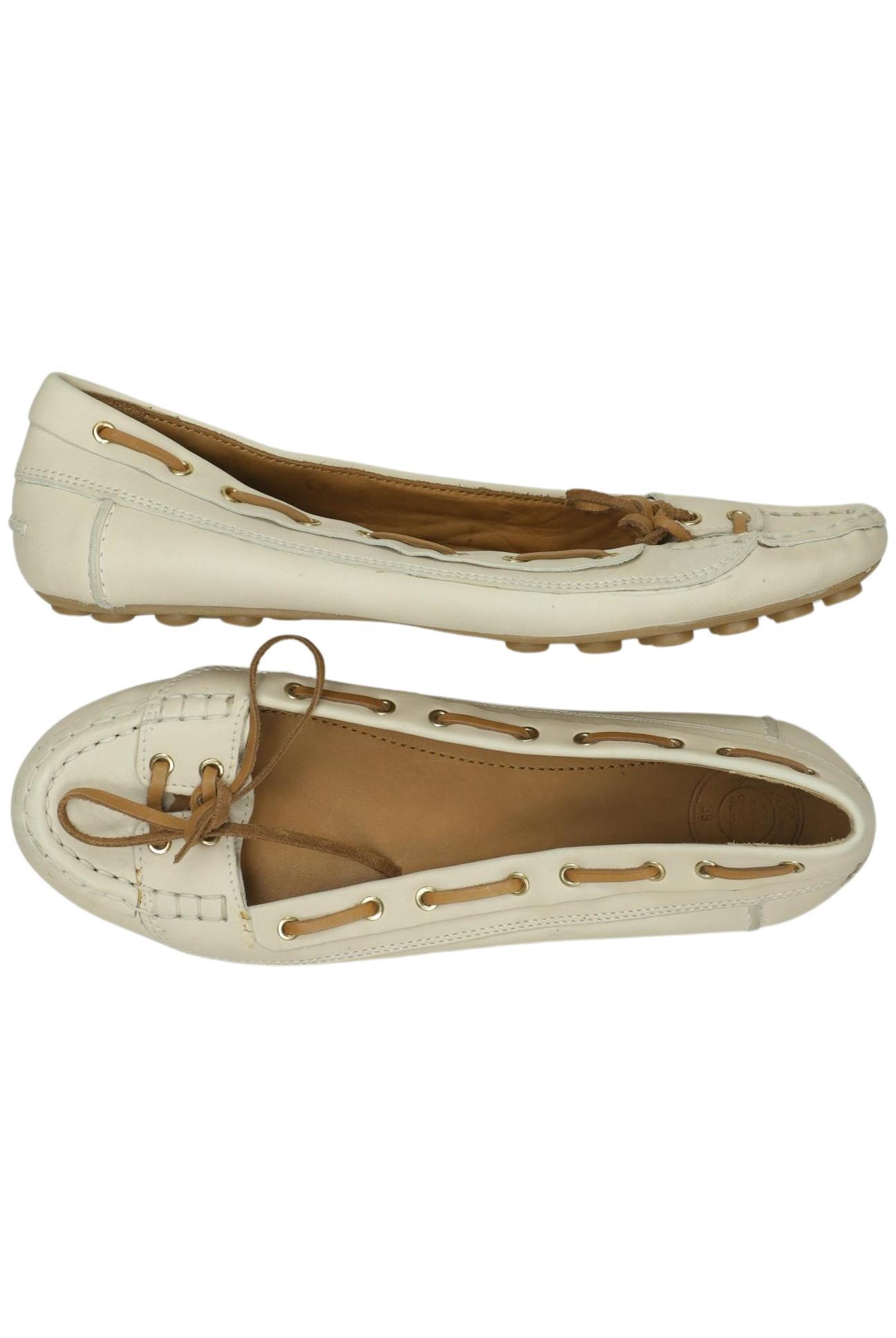 

Zara Damen Ballerinas, cremeweiß, Gr. 39