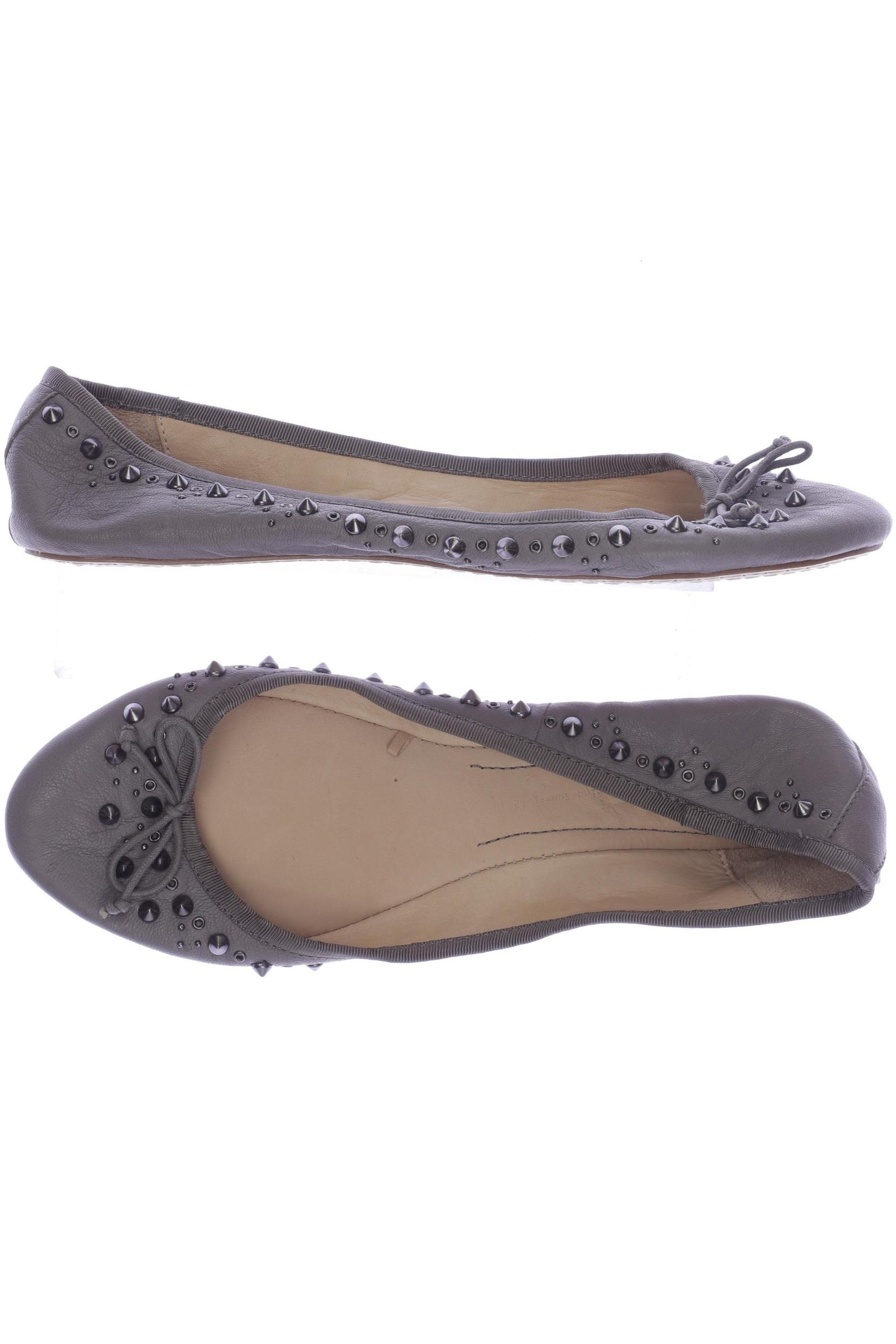 

ZARA Damen Ballerinas, grau