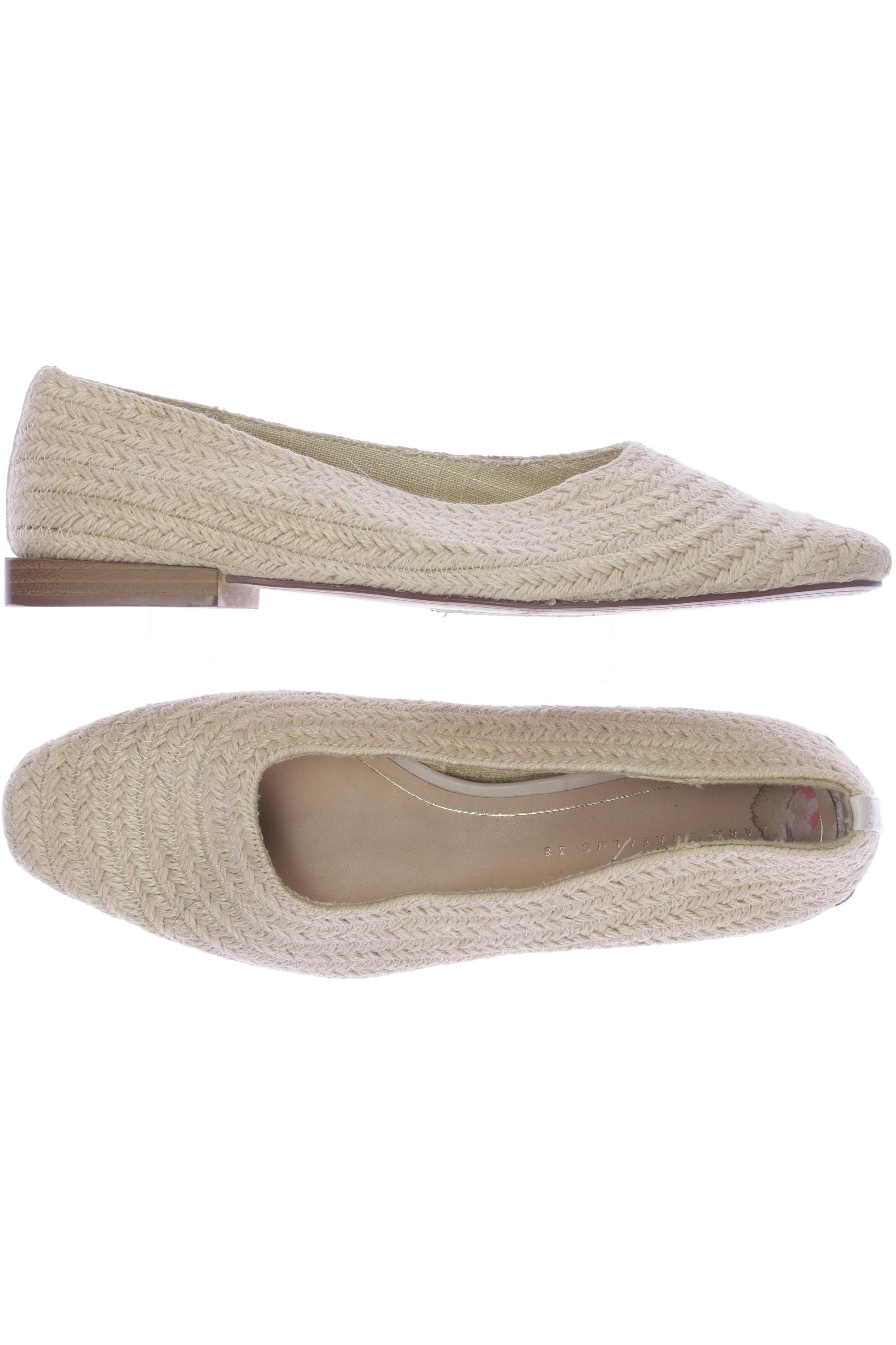 

Zara Damen Ballerinas, beige, Gr. 38