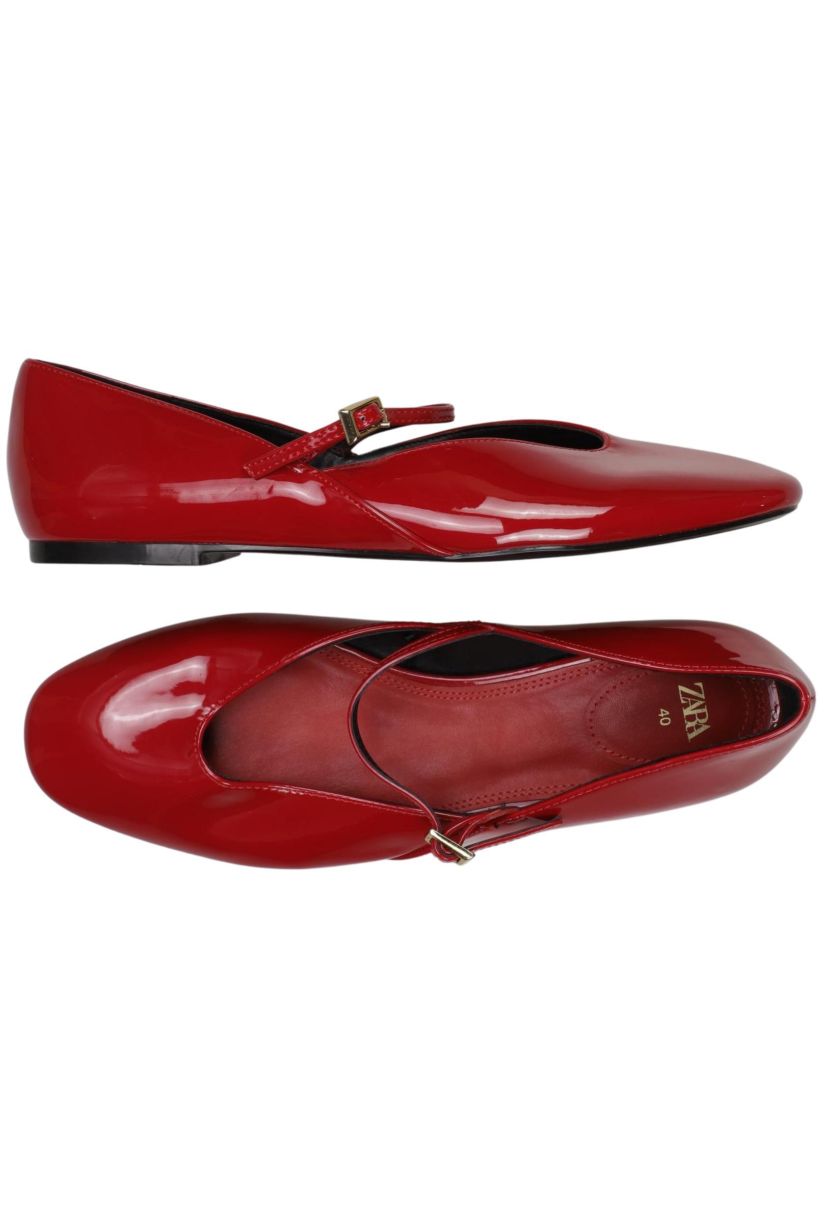 

Zara Damen Ballerinas, rot, Gr. 40
