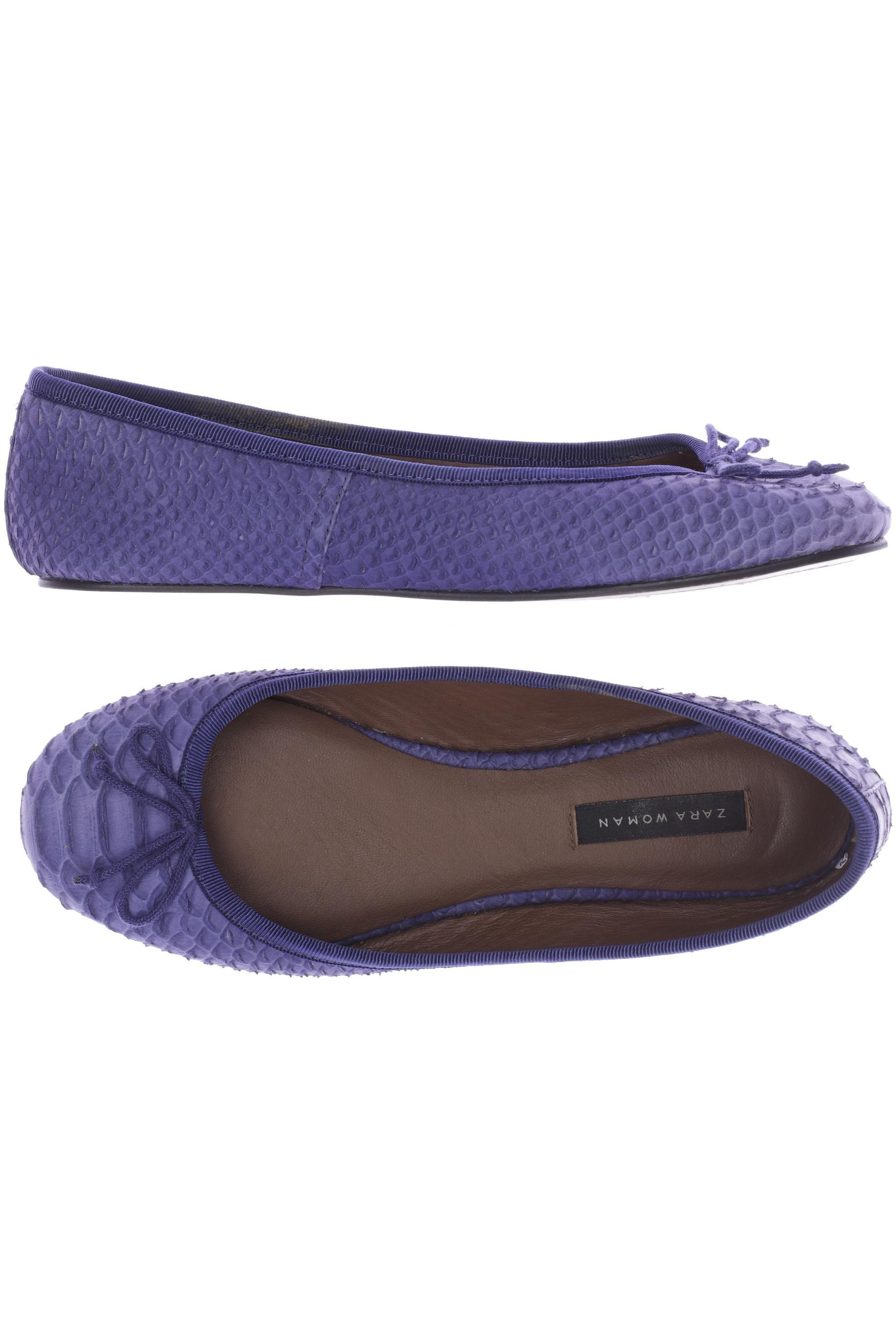 

Zara Damen Ballerinas, flieder, Gr. 38