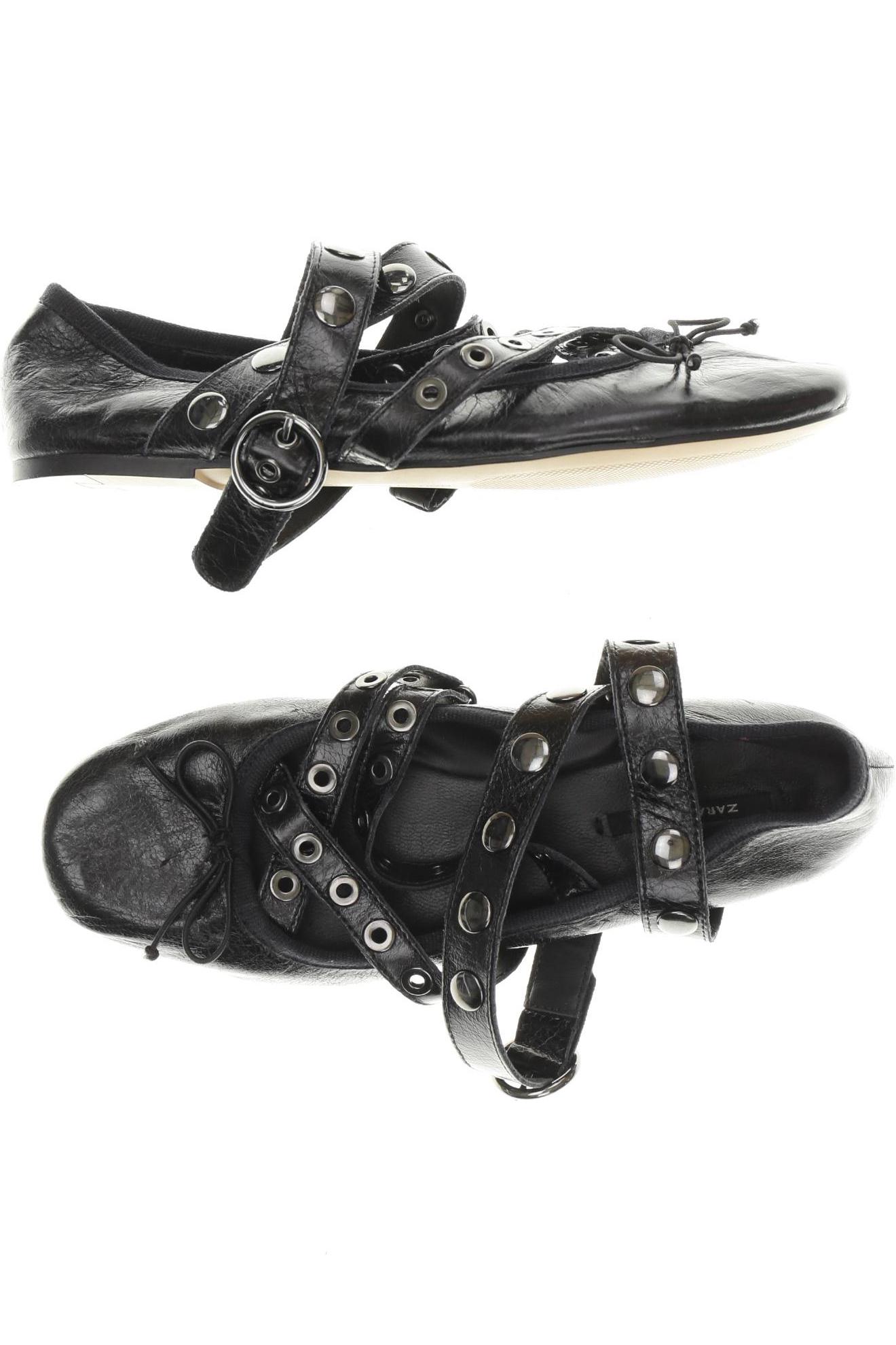 

Zara Damen Ballerinas, schwarz, Gr. 37