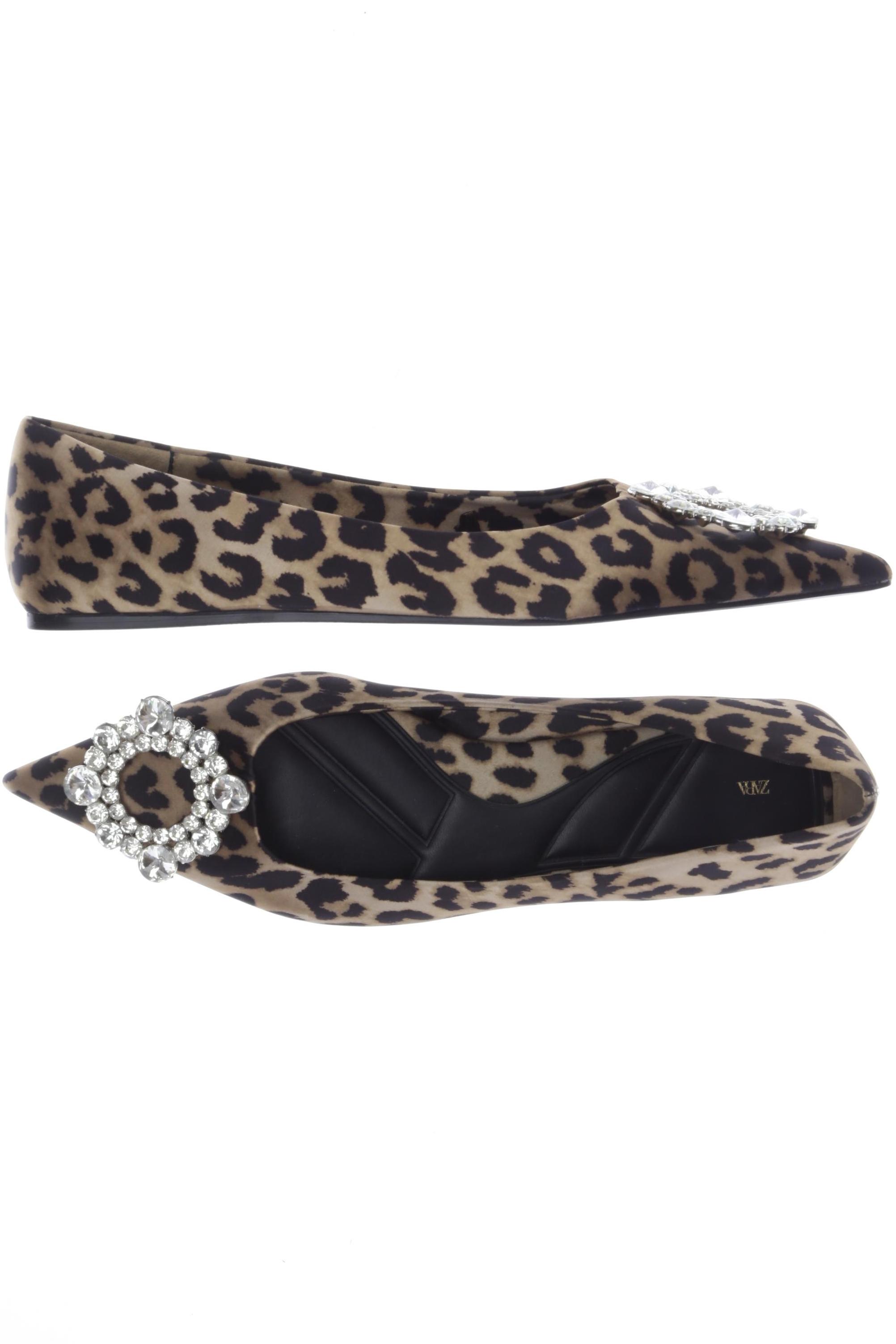 

Zara Damen Ballerinas, beige, Gr. 42