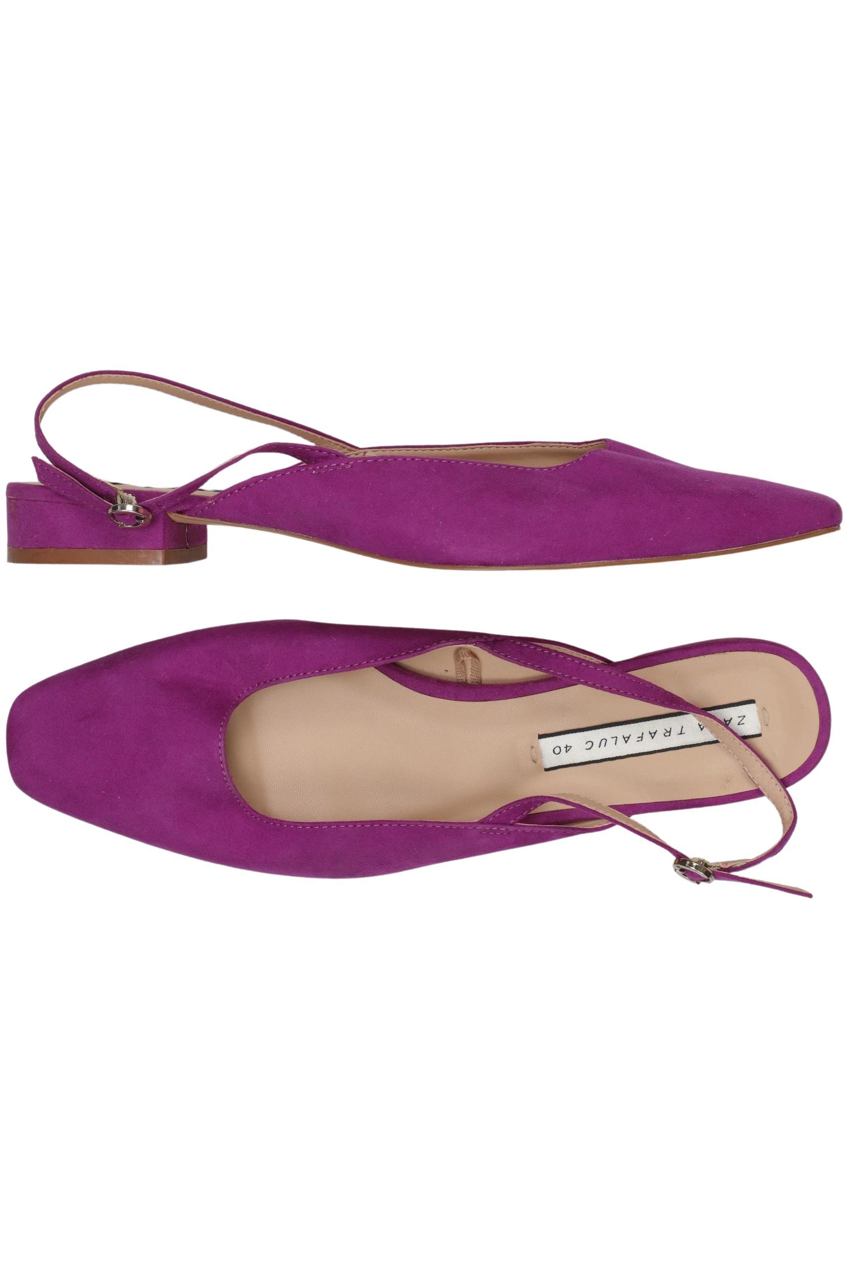 

Zara Damen Ballerinas, flieder, Gr. 40