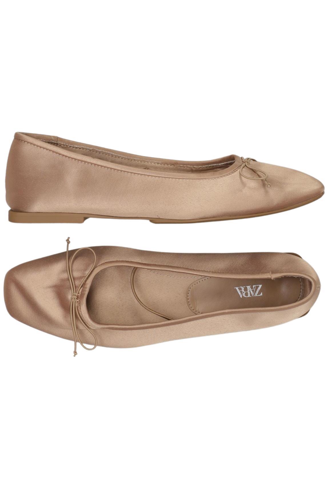 

Zara Damen Ballerinas, braun, Gr. 36