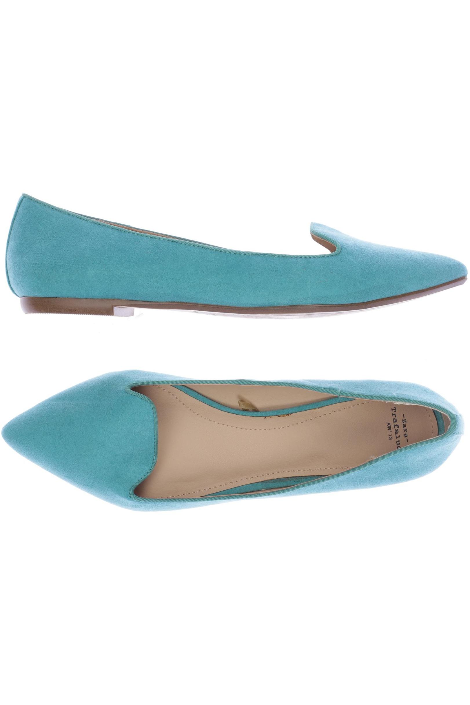 

ZARA Damen Ballerinas, türkis