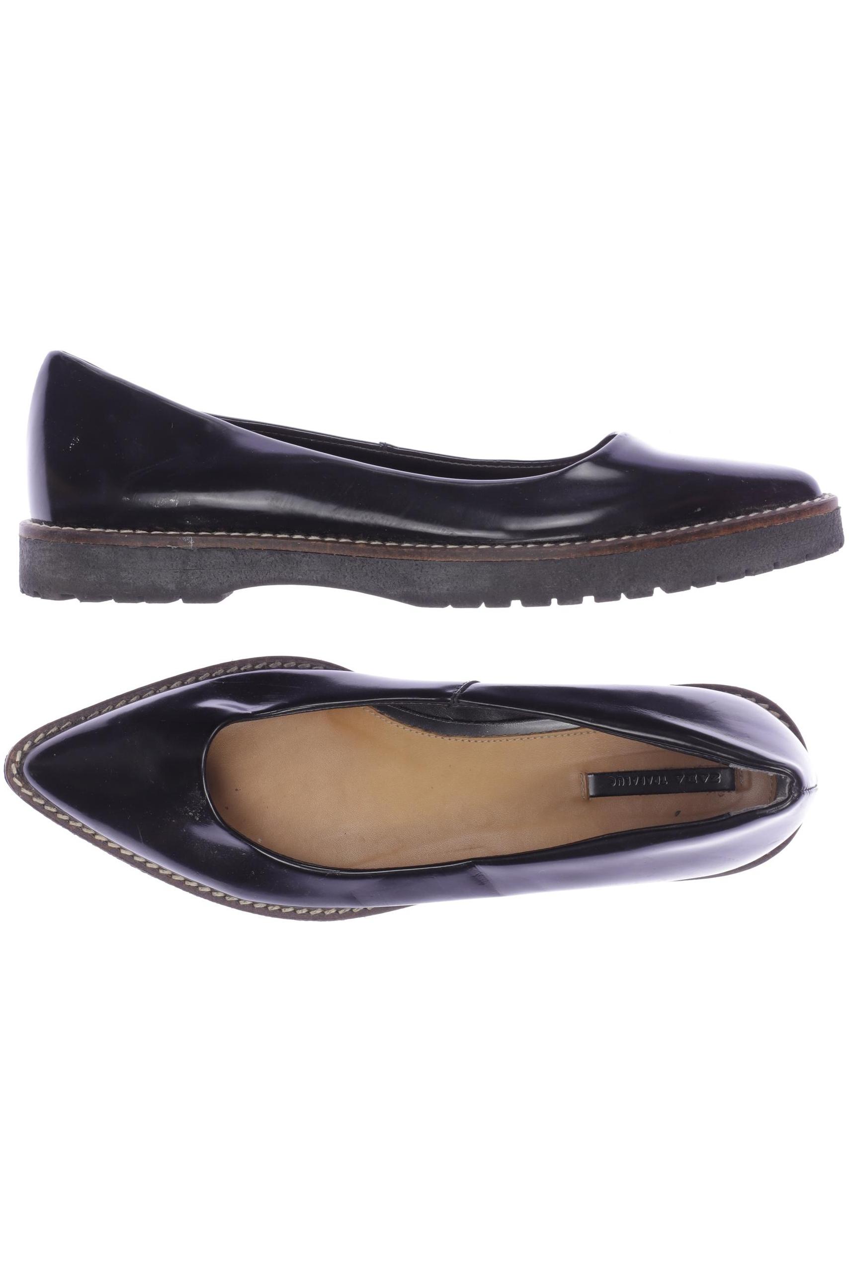 

ZARA Damen Ballerinas, schwarz