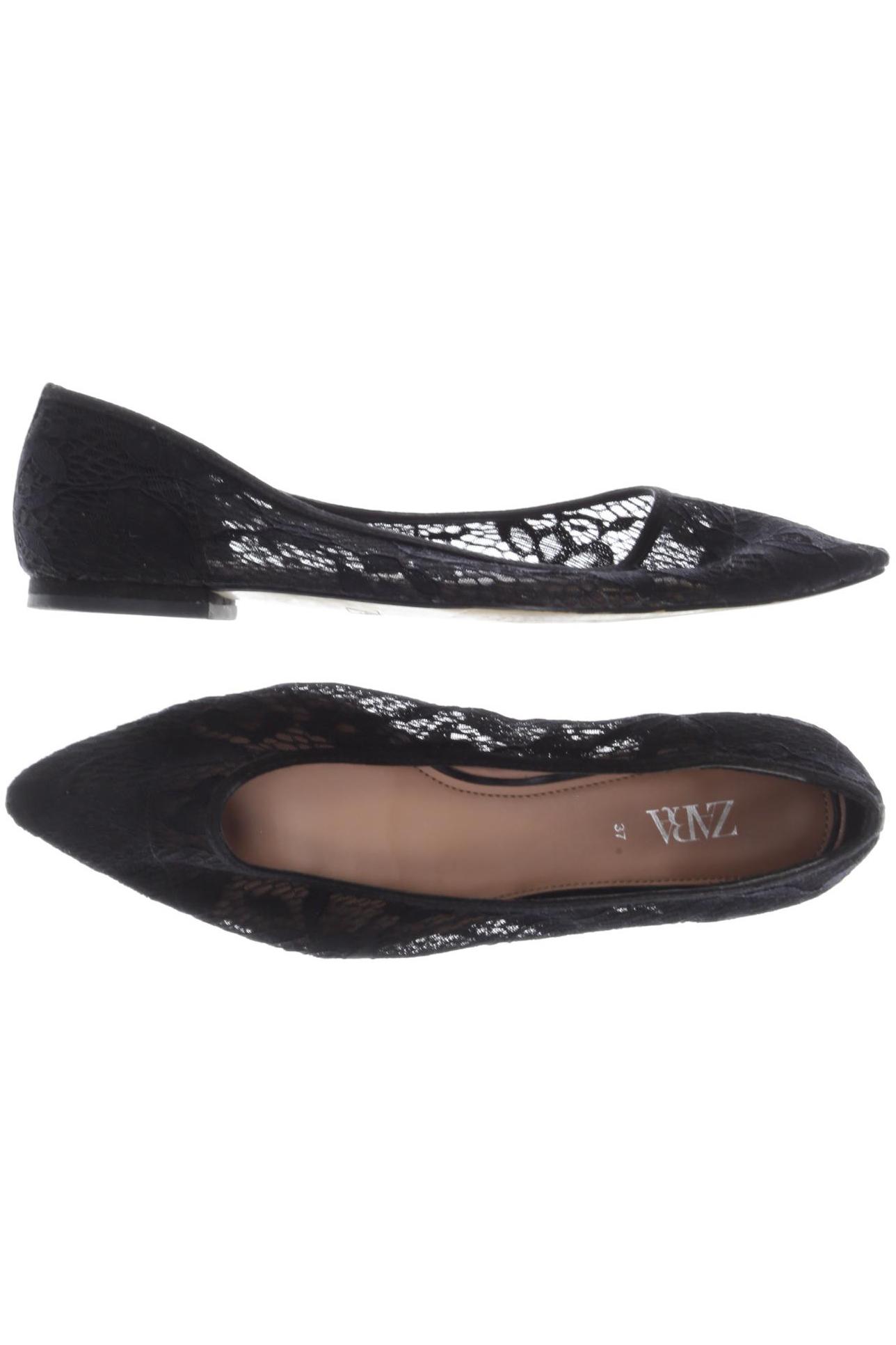 

Zara Damen Ballerinas, schwarz, Gr. 37