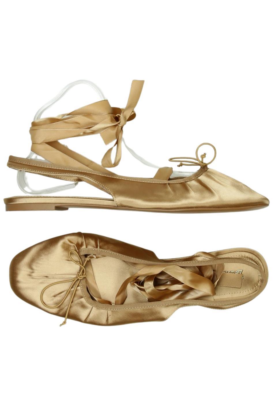 

Zara Damen Ballerinas, gold, Gr. 42