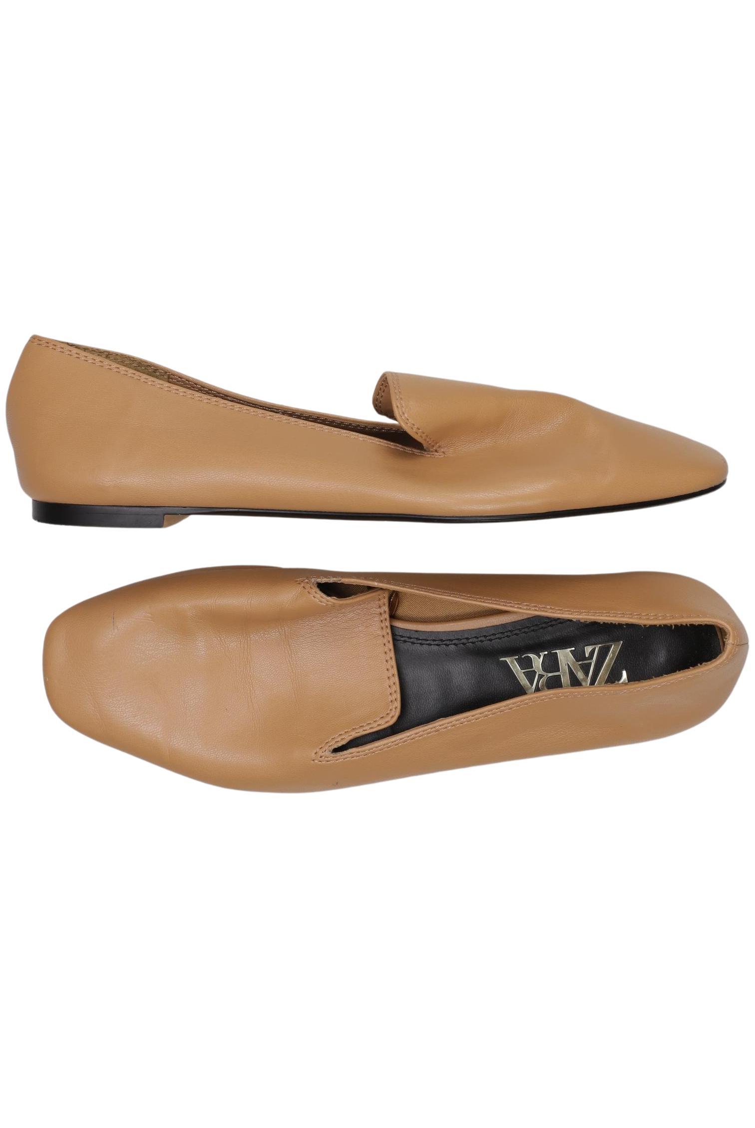 

Zara Damen Ballerinas, beige, Gr. 36