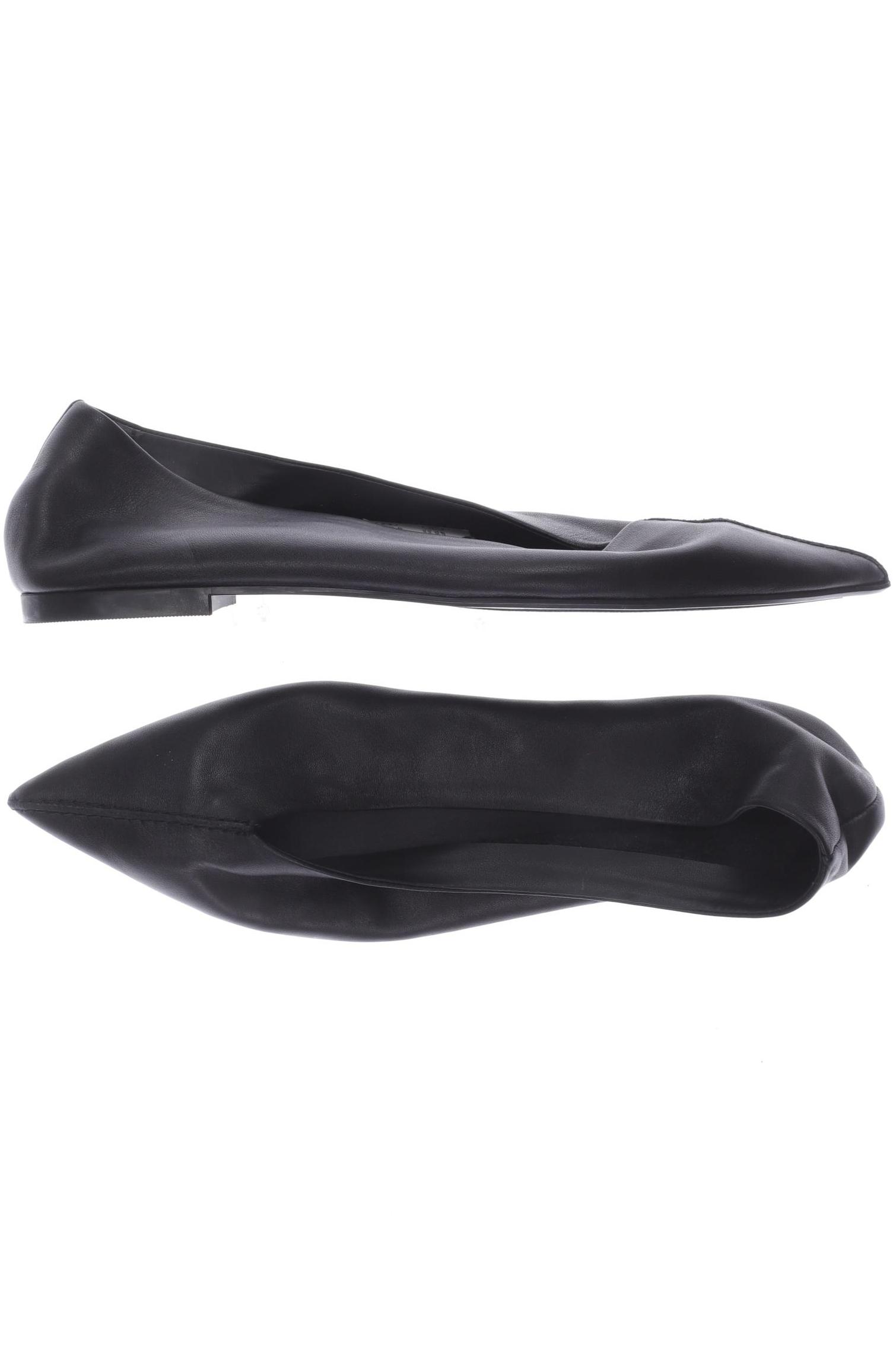 

ZARA Damen Ballerinas, schwarz