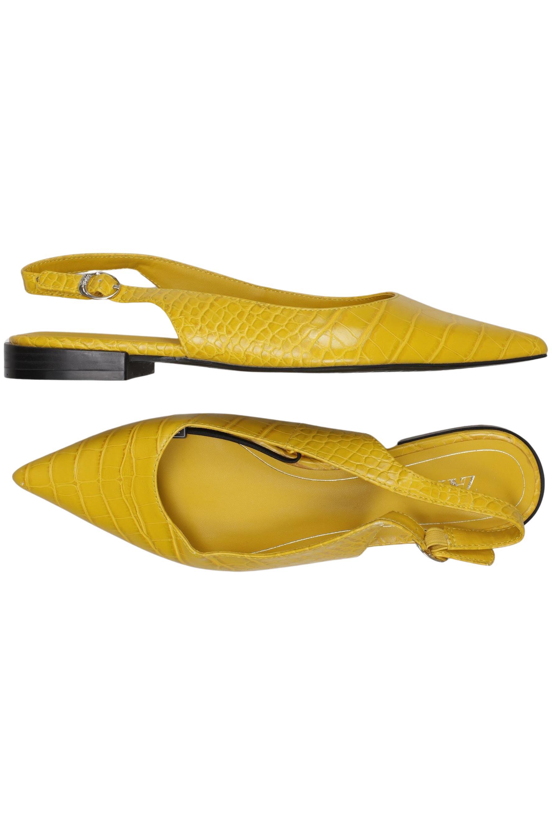 

Zara Damen Ballerinas, gelb, Gr. 38
