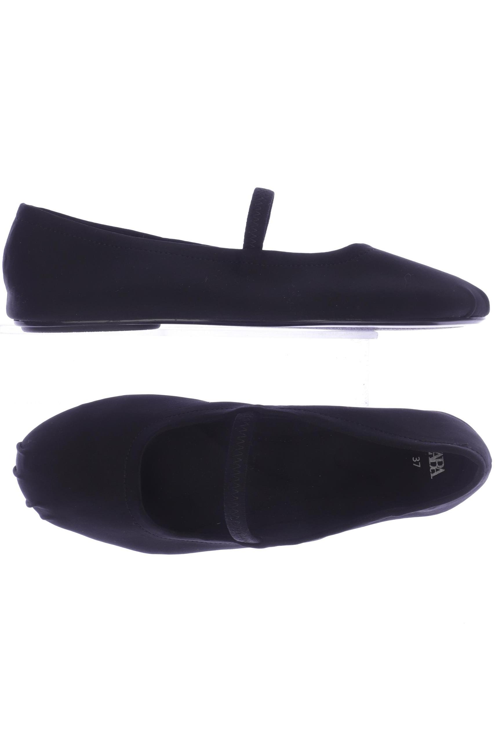 

ZARA Damen Ballerinas, schwarz