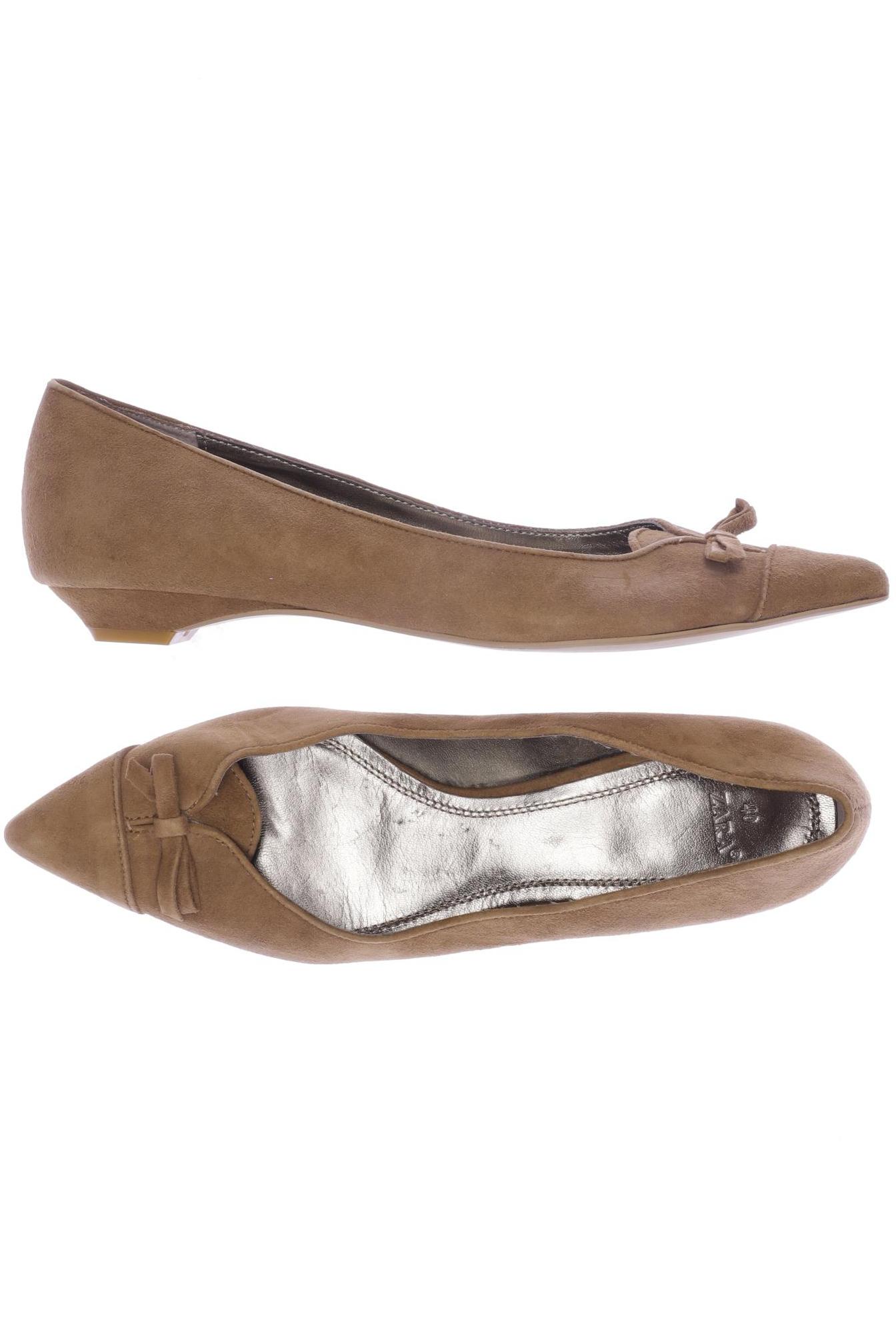 

Zara Damen Ballerinas, braun, Gr. 40