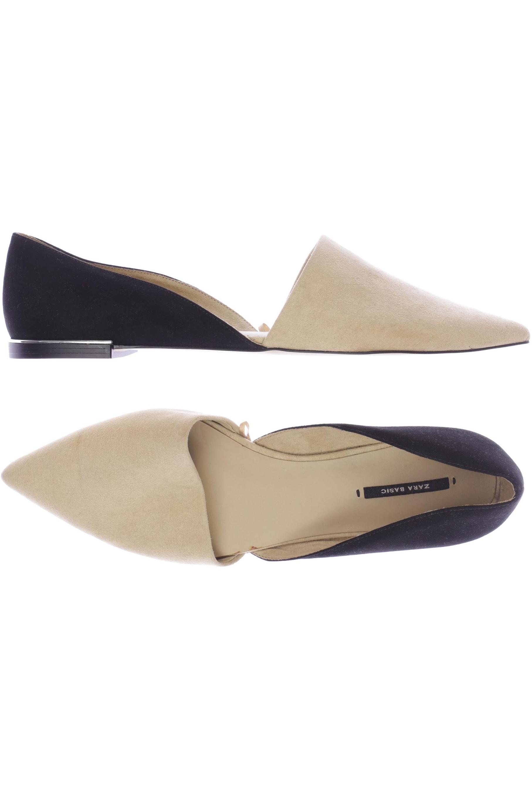 

ZARA Damen Ballerinas, beige