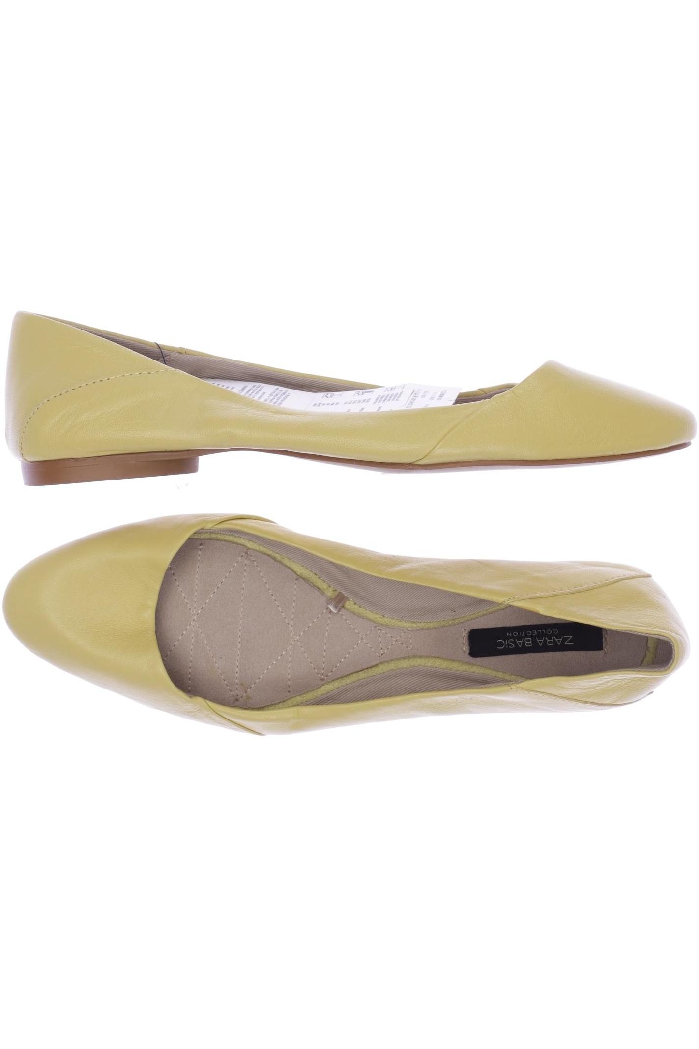 

Zara Damen Ballerinas, gelb, Gr. 36