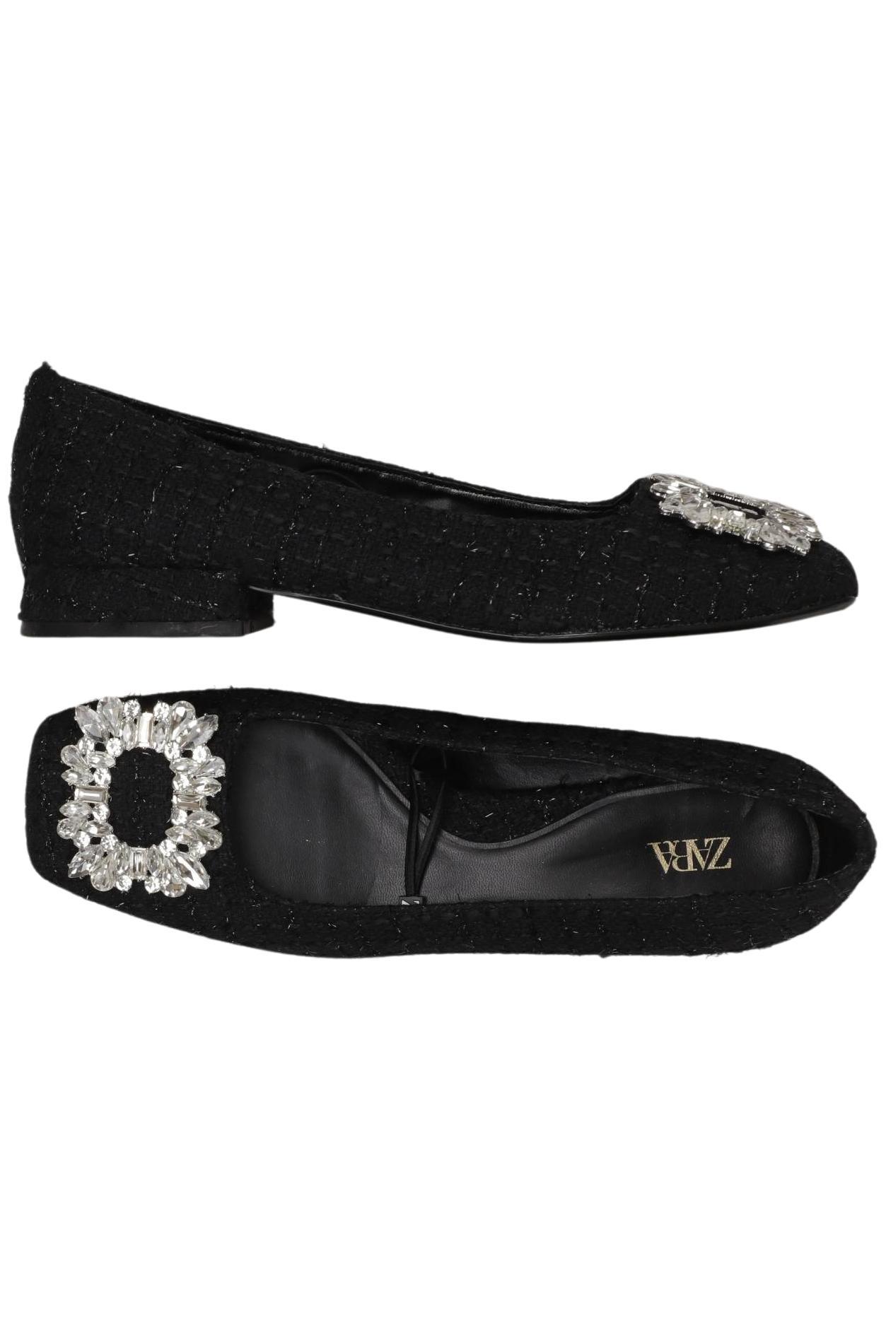 

Zara Damen Ballerinas, schwarz, Gr. 37