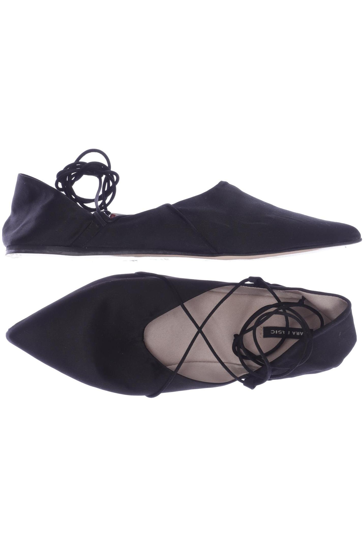 

ZARA Damen Ballerinas, schwarz