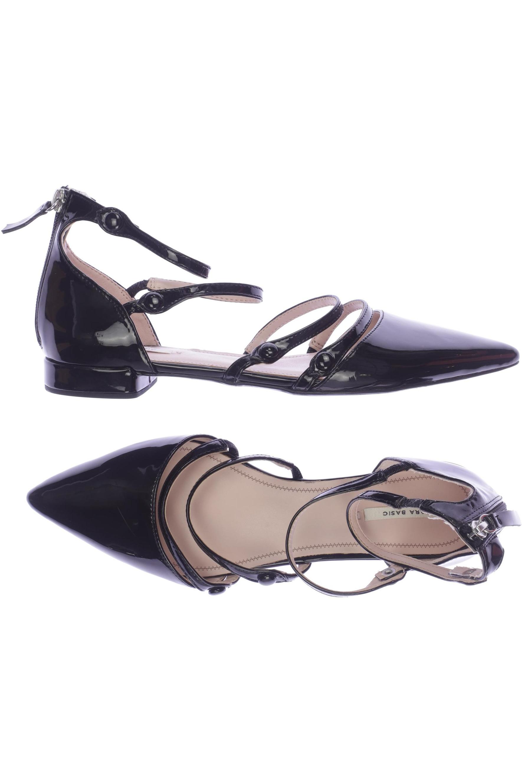 

ZARA Damen Ballerinas, schwarz