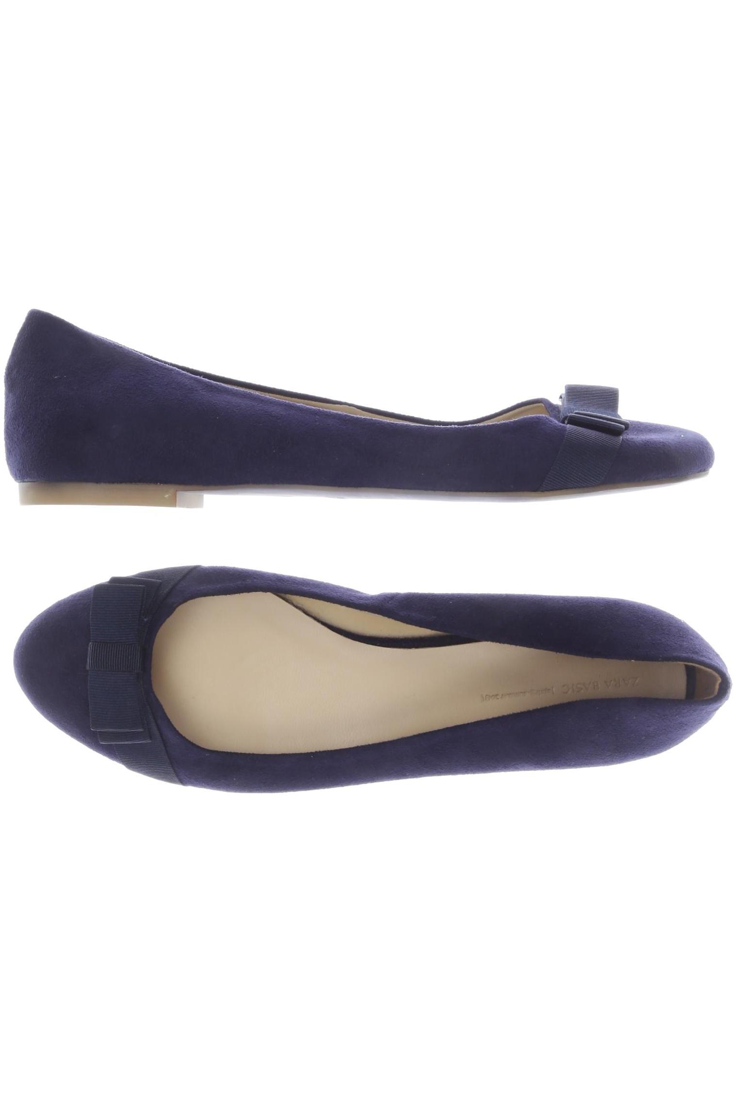 

Zara Damen Ballerinas, marineblau, Gr. 40
